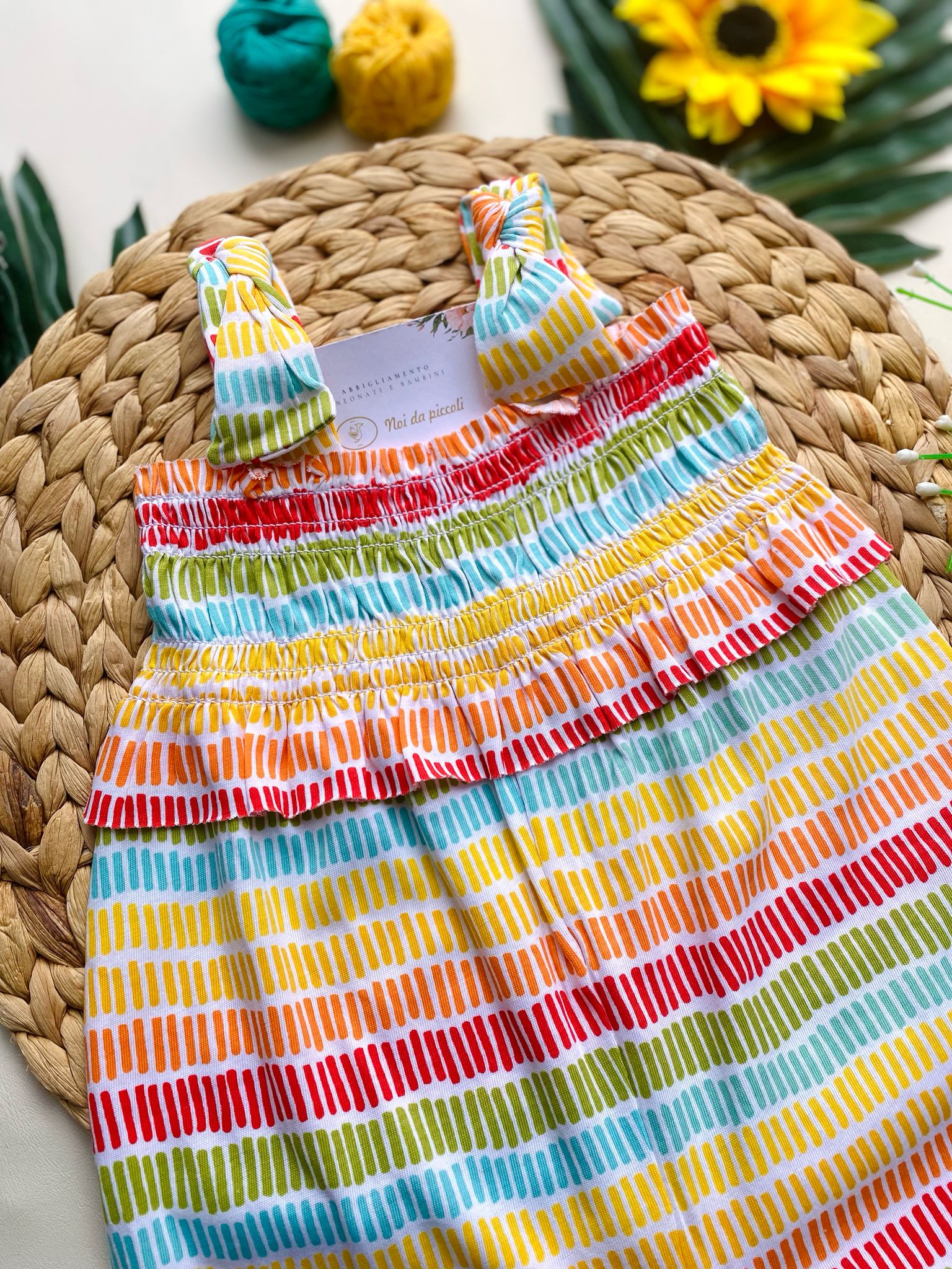 PAGLIACCETTO A RIGHE COLORATO - Noi da piccoli