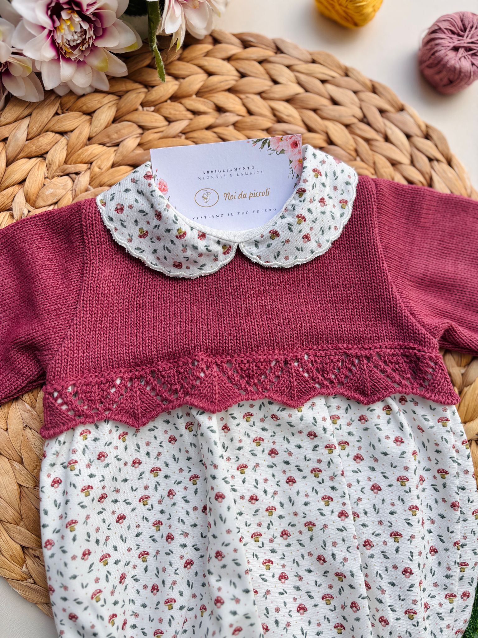 PAGLIACCETTO BERENJ FILATO CALDO BORDEAUX - Noi da piccoli