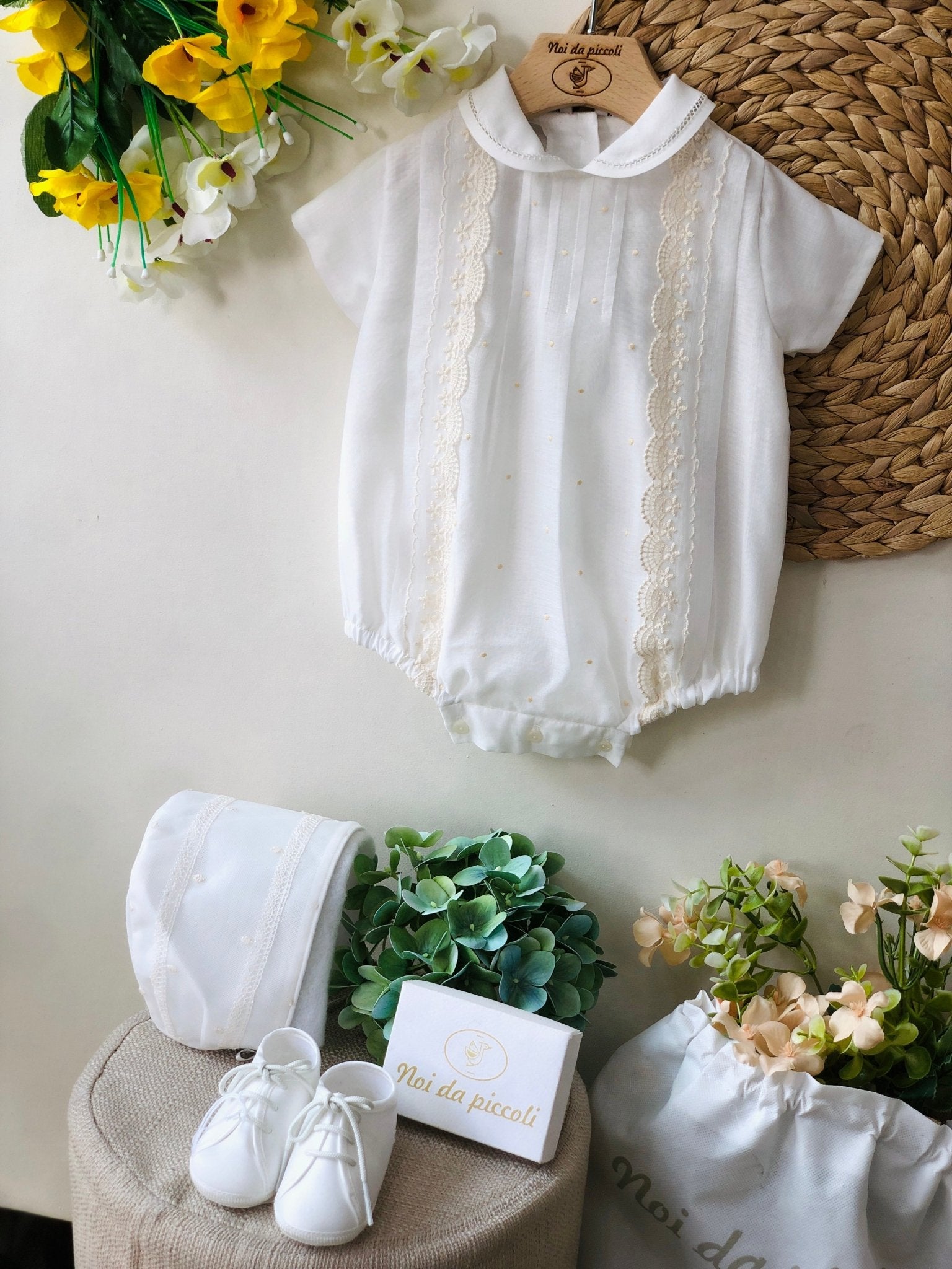 PAGLIACCETTO CERIMONIALE BATISTA INGLESA - Noi da piccoli