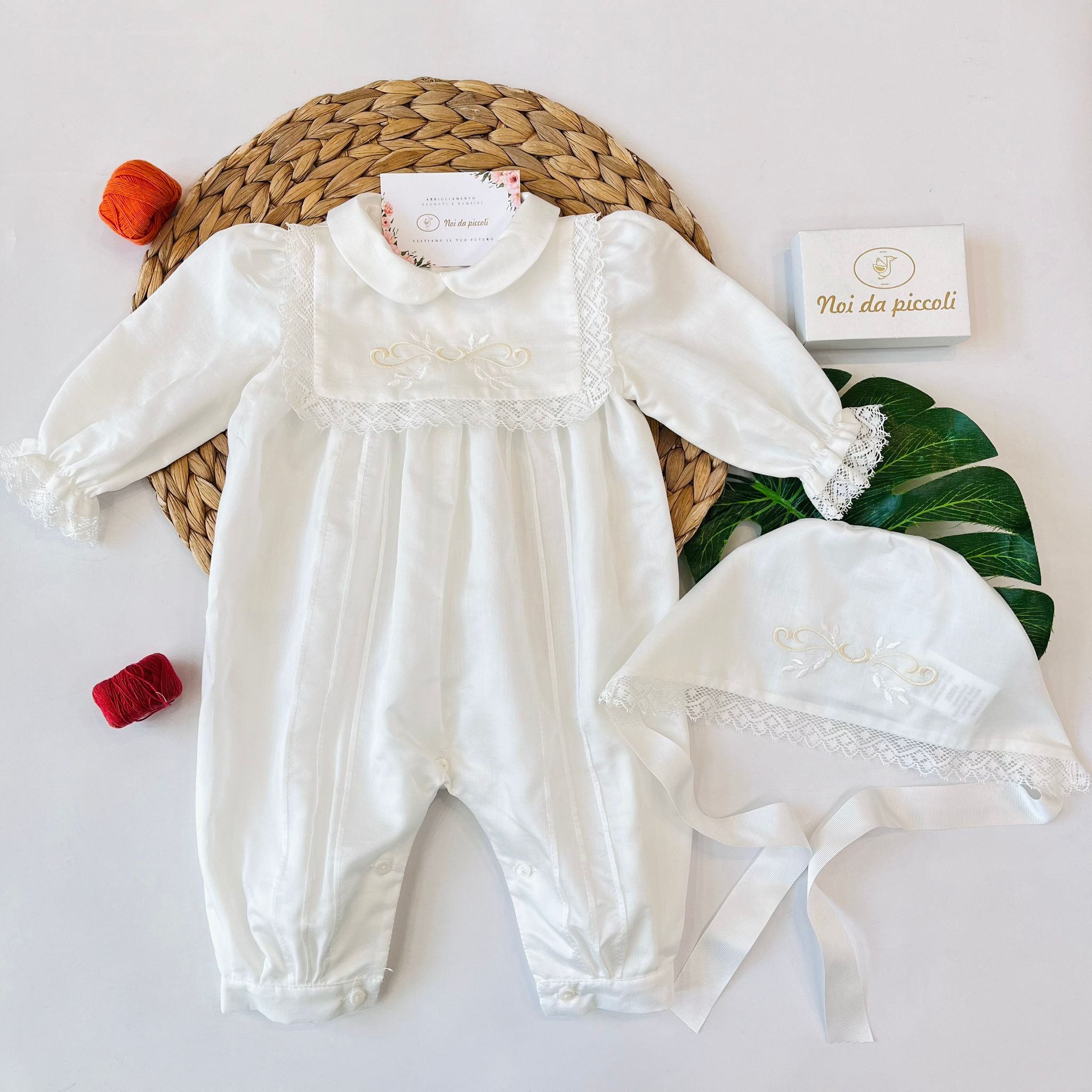 PAGLIACCETTO CERIMONIALE CON CUFFIA FILIPPO VANIGLIA - Noi da piccoli