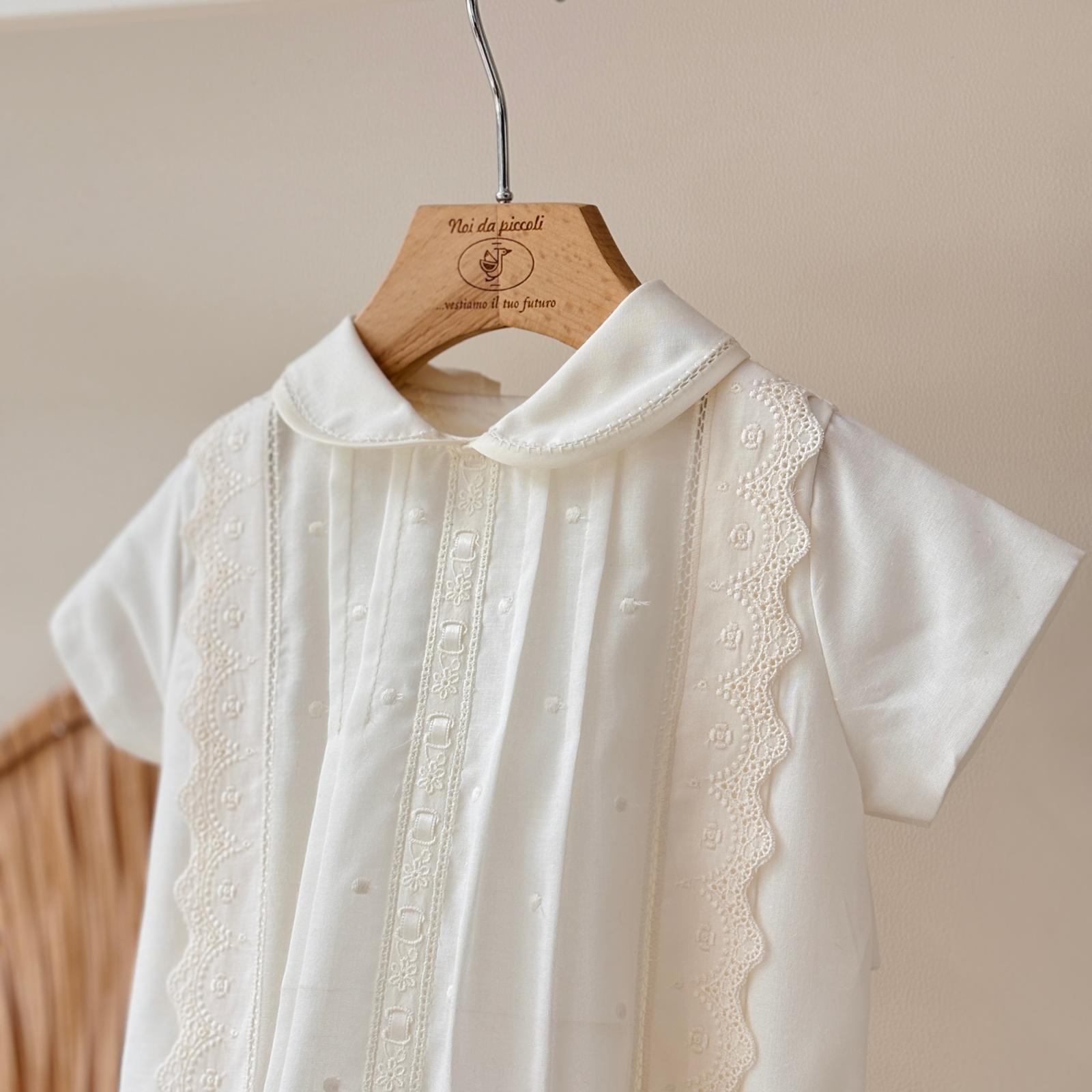 PAGLIACCETTO CERIMONIALE SHELL Avorio - Noi da piccoli