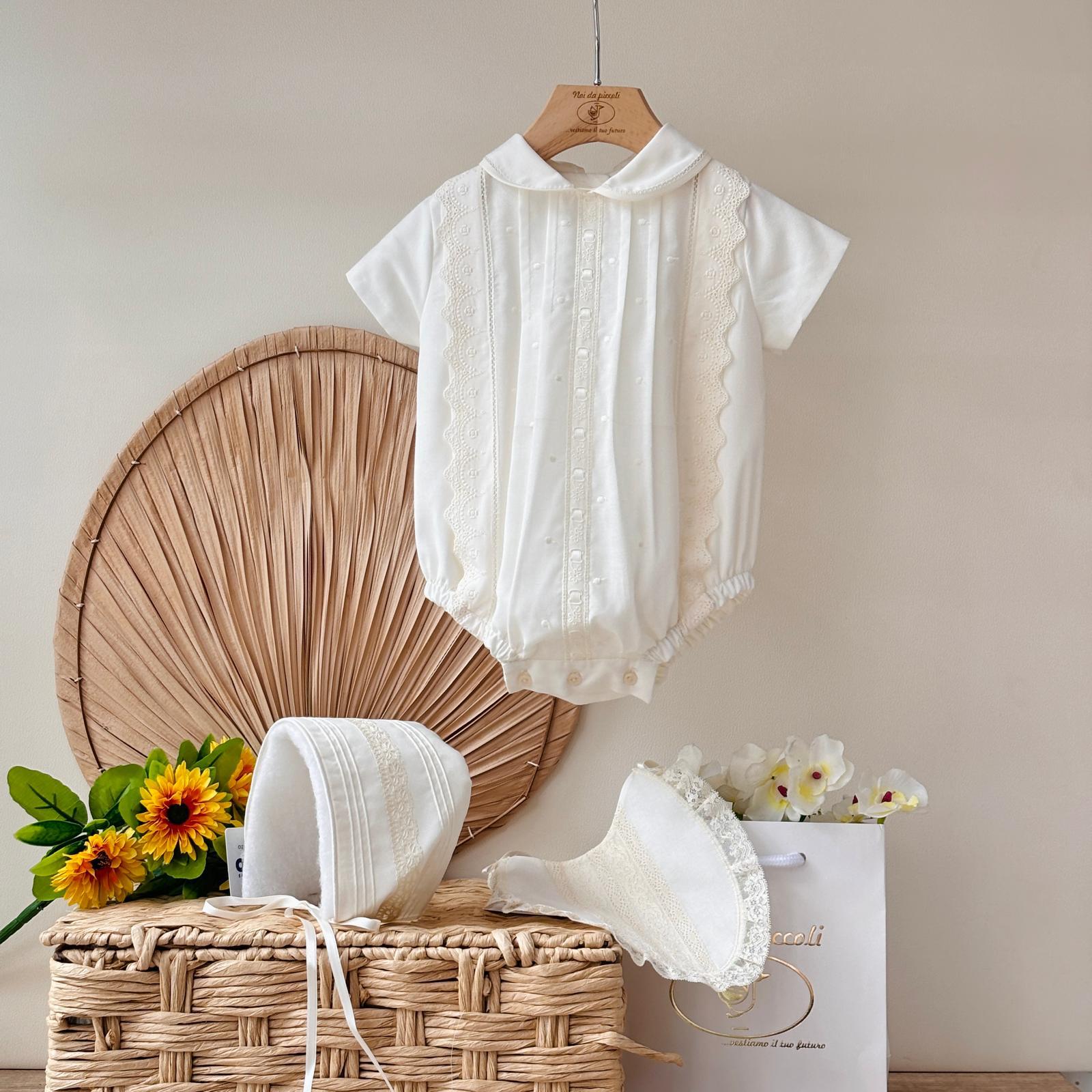 PAGLIACCETTO CERIMONIALE SHELL Avorio - Noi da piccoli