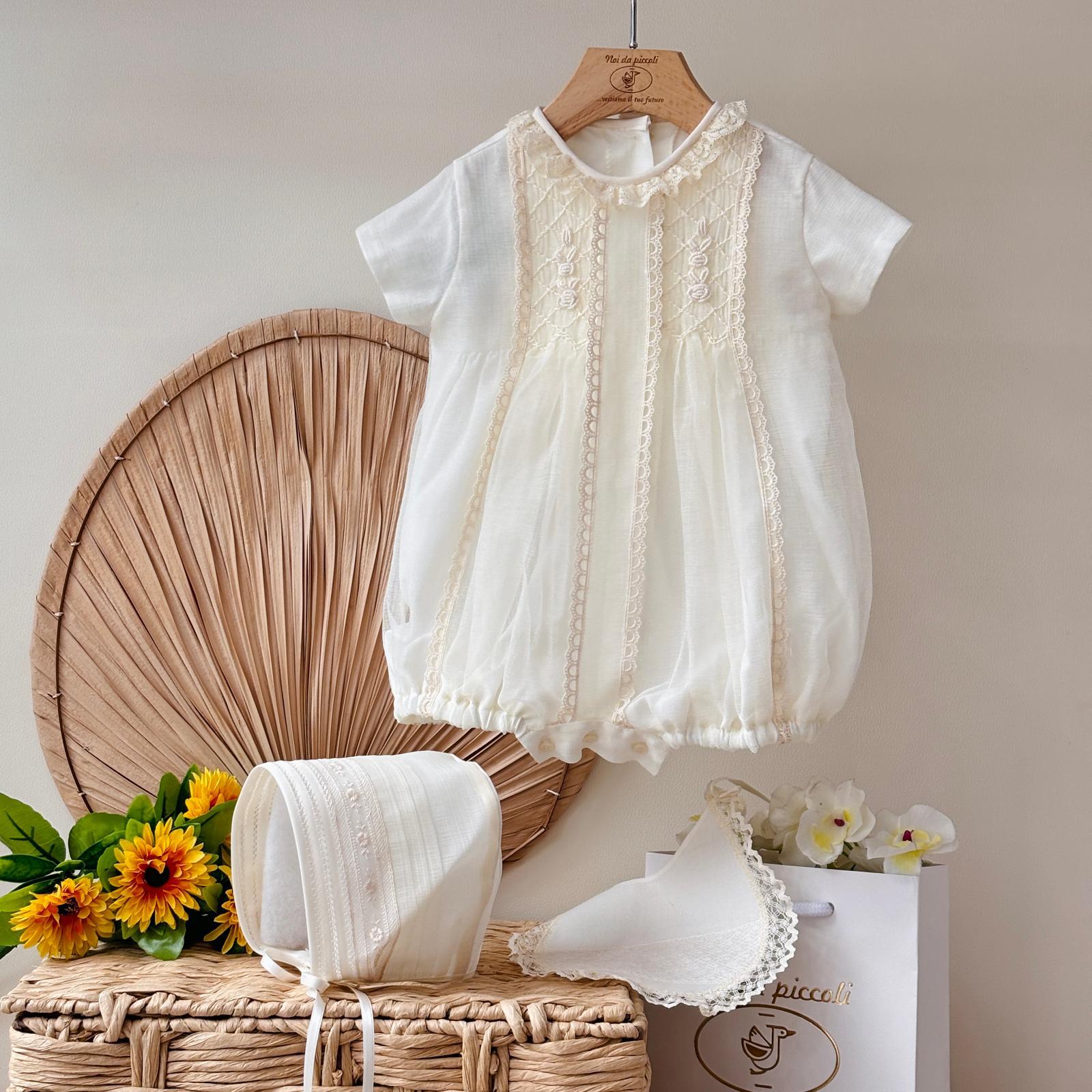 PAGLIACCETTO CERIMONIALE SHERLBY Avorio - Noi da piccoli