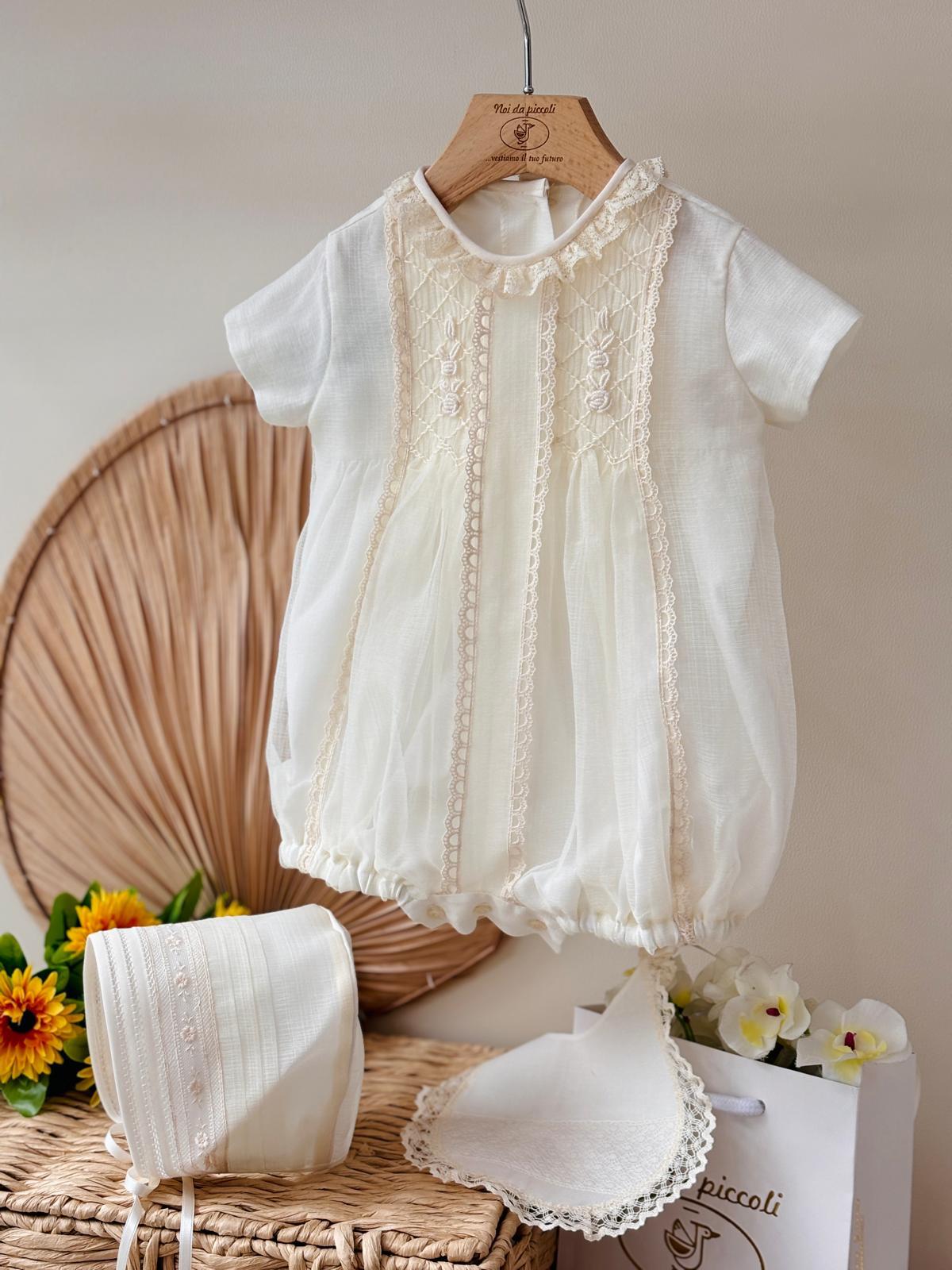 PAGLIACCETTO CERIMONIALE SHERLBY Avorio - Noi da piccoli