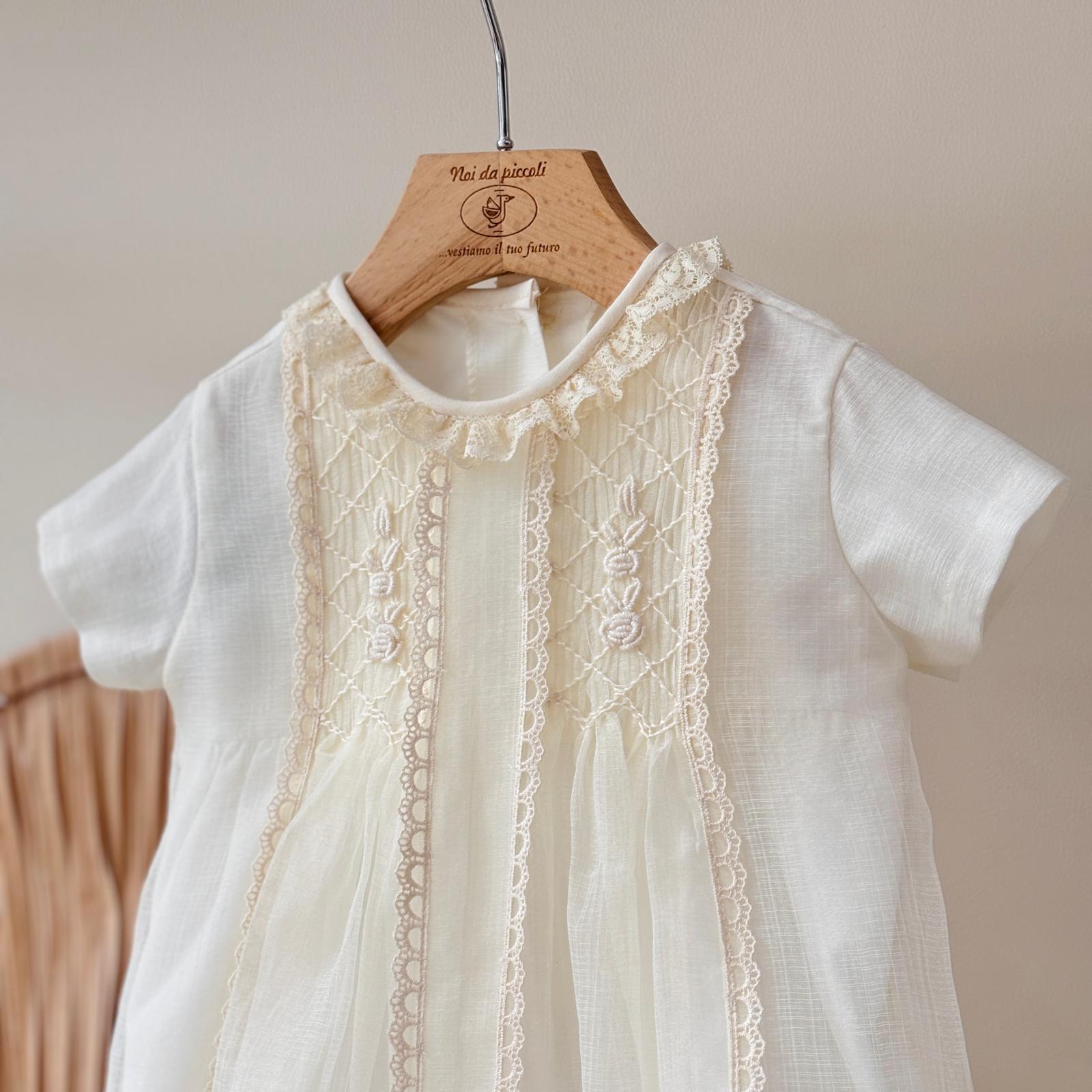 PAGLIACCETTO CERIMONIALE SHERLBY Avorio - Noi da piccoli