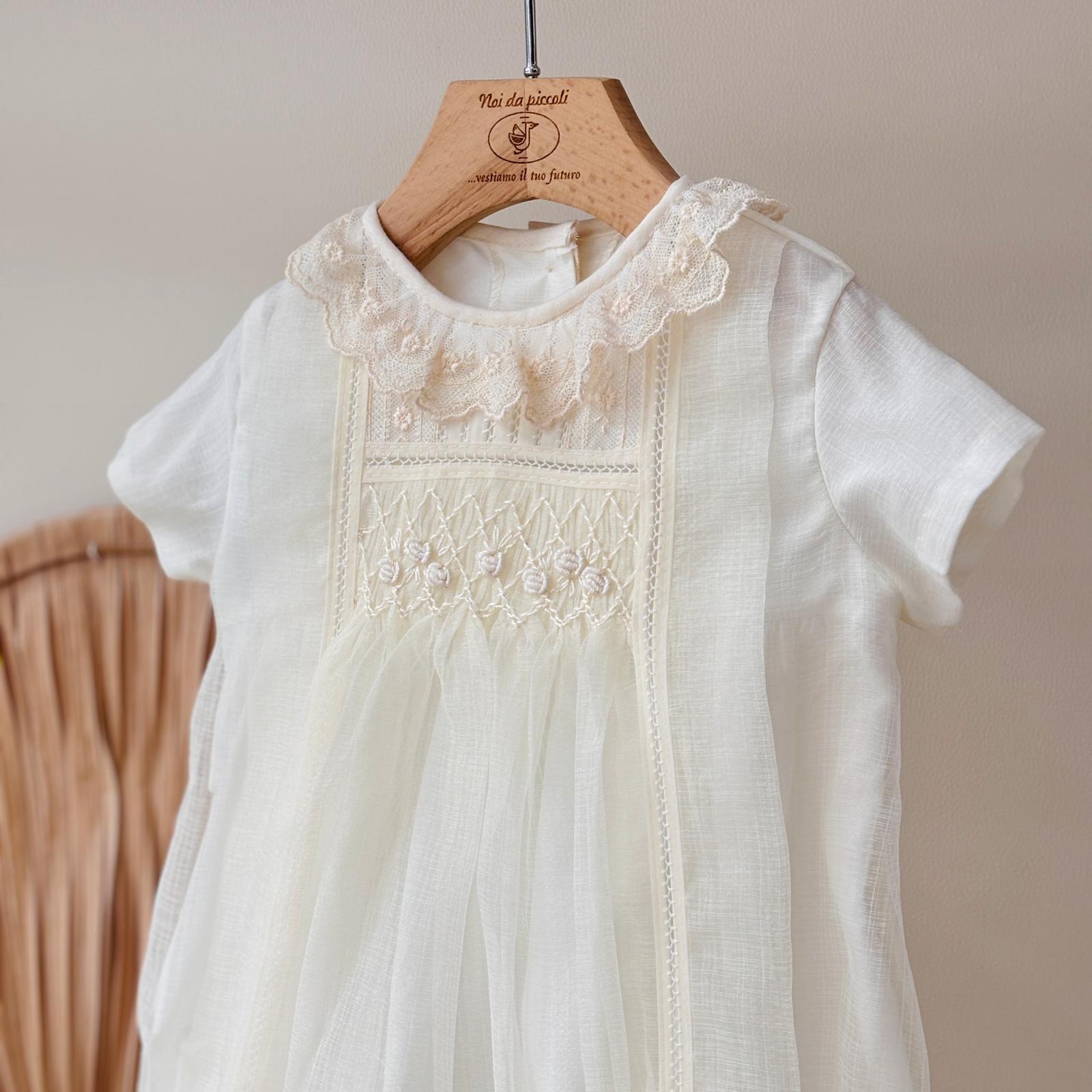 PAGLIACCETTO CERIMONIALE WALLY Avorio - Noi da piccoli