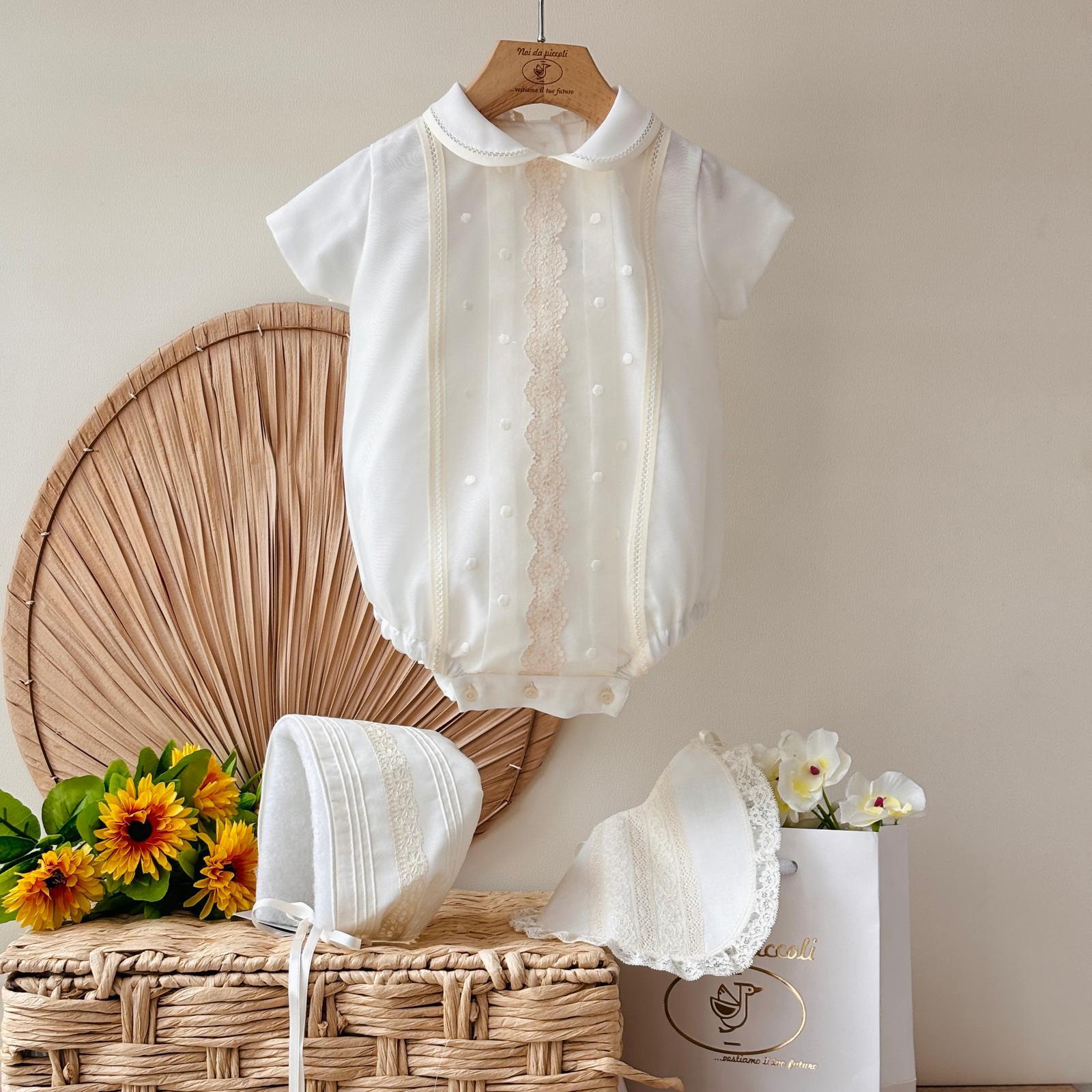 PAGLIACCETTO CERIMONIALE WES Avorio - Noi da piccoli