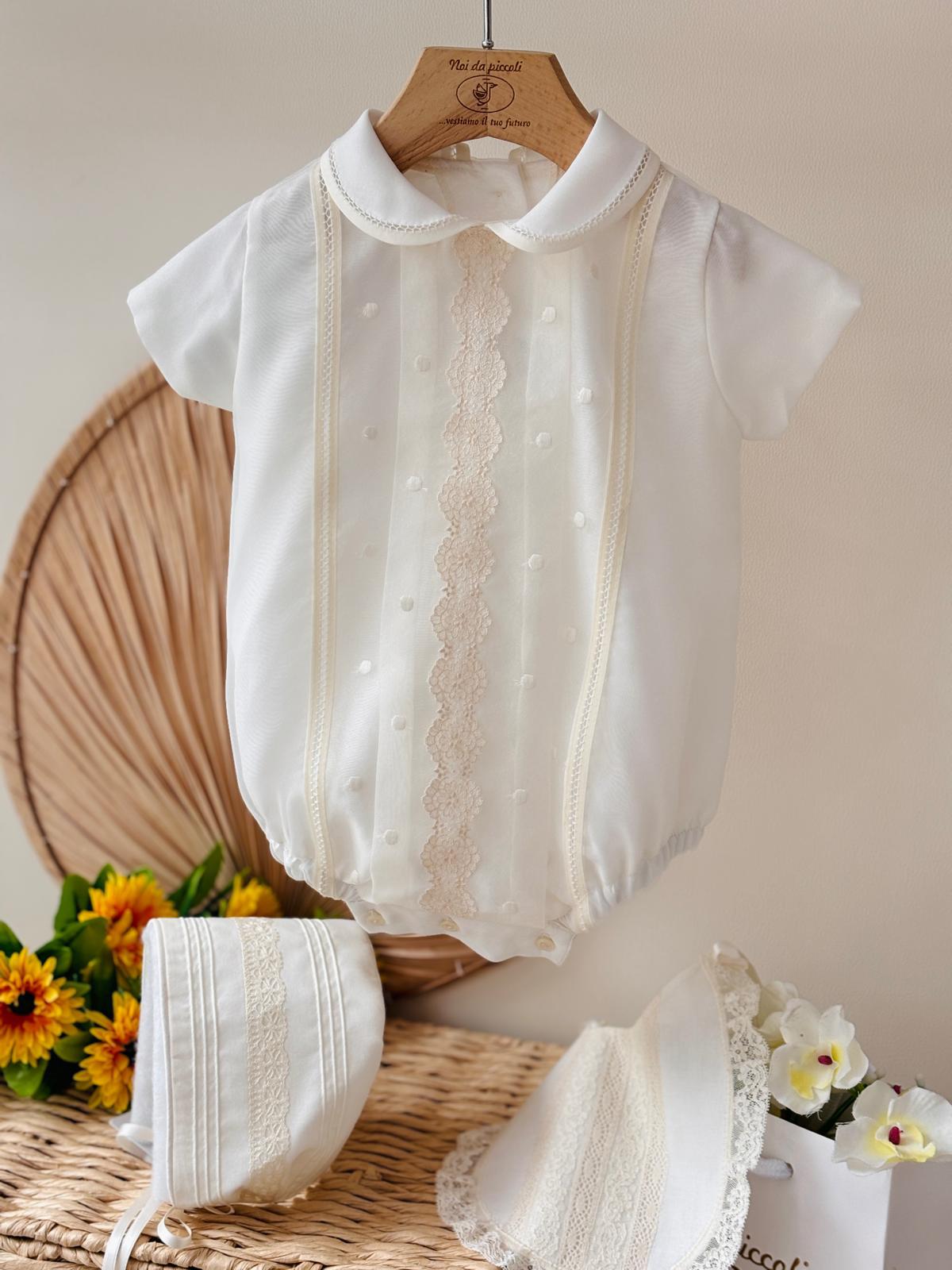 PAGLIACCETTO CERIMONIALE WES Avorio - Noi da piccoli