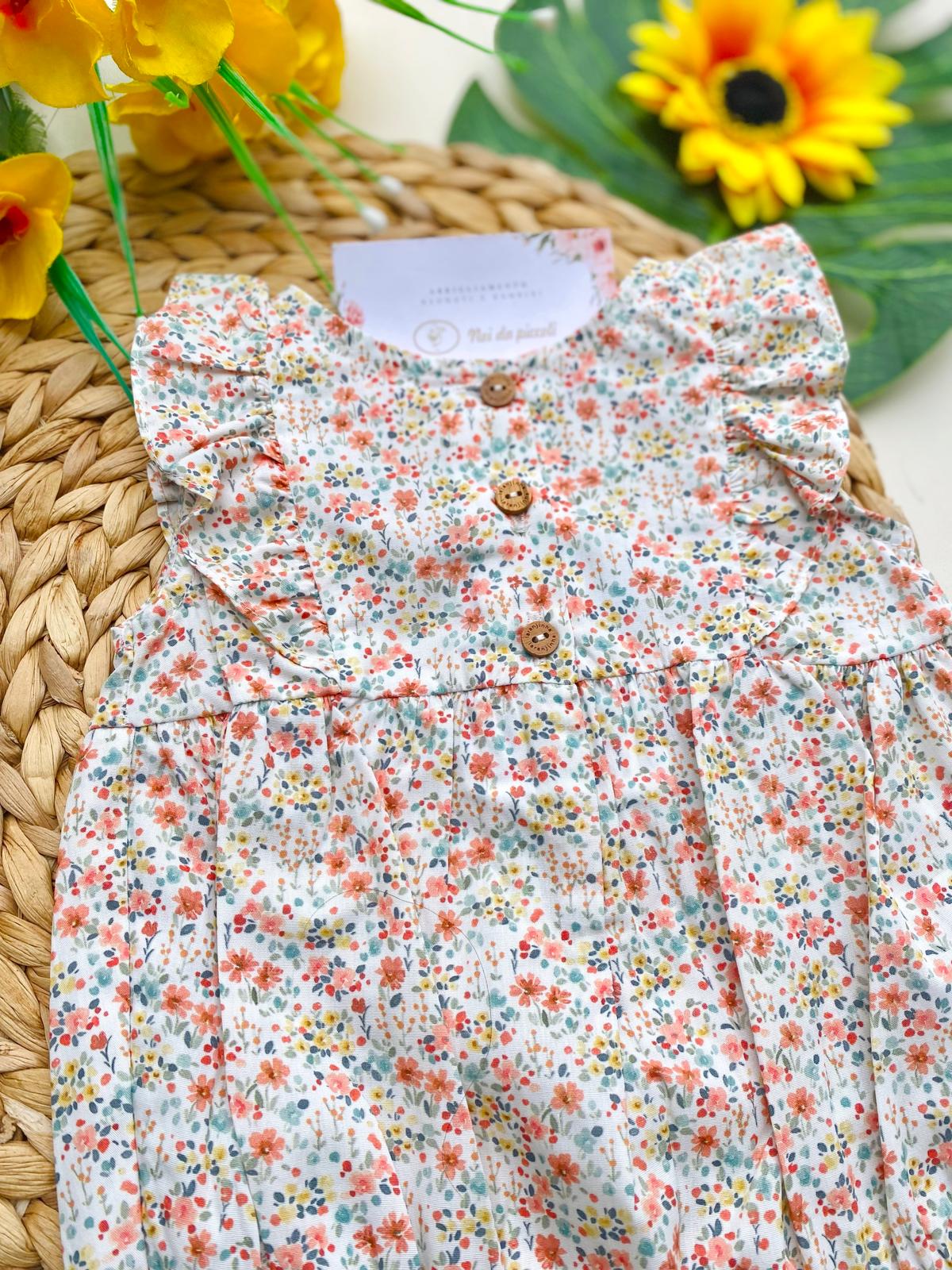 PAGLIACCETTO CORALLO IN STILE FLOREALE - Noi da piccoli