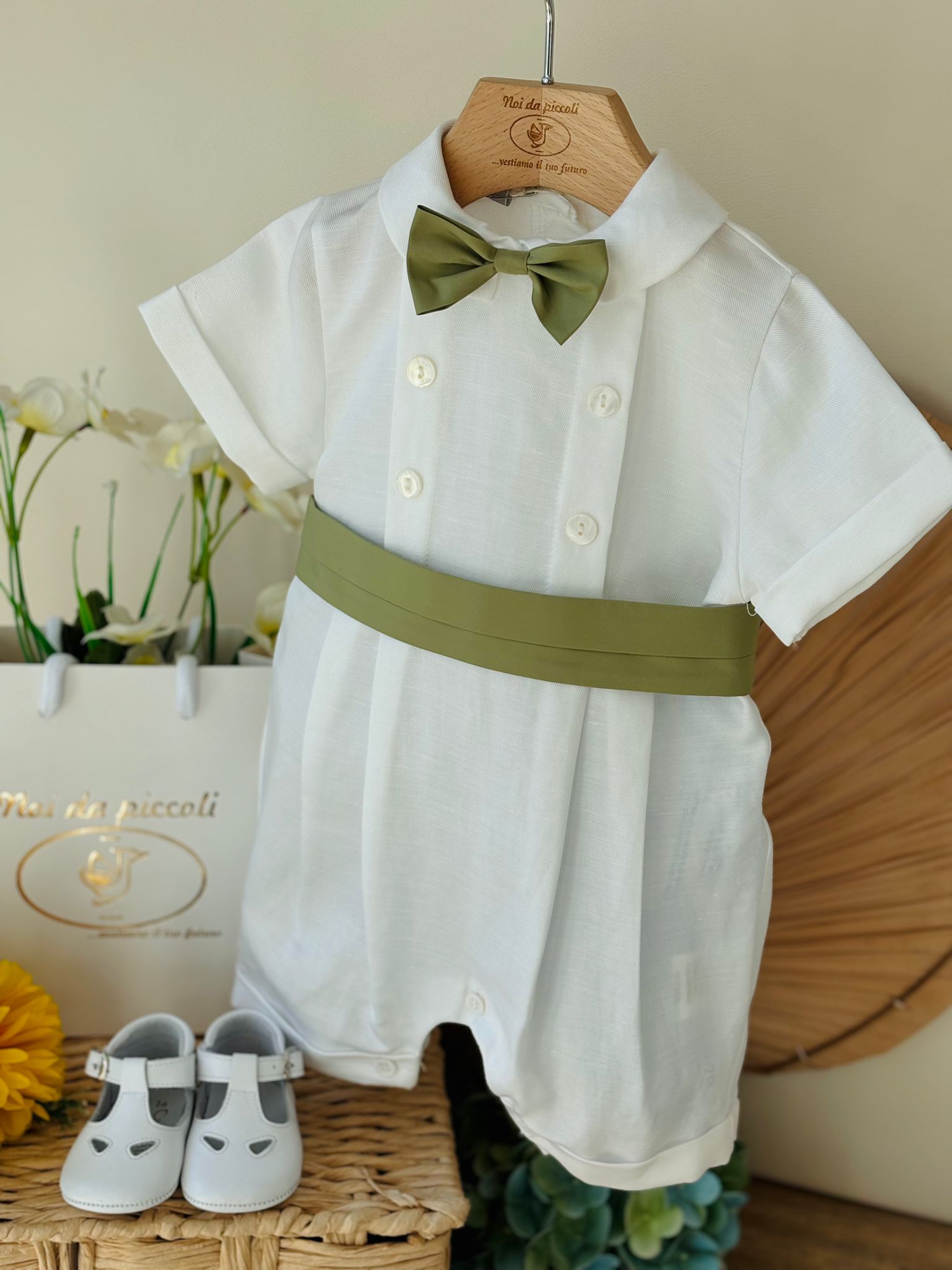 PAGLIACCETTO Cotone Bianco - Noi da piccoli