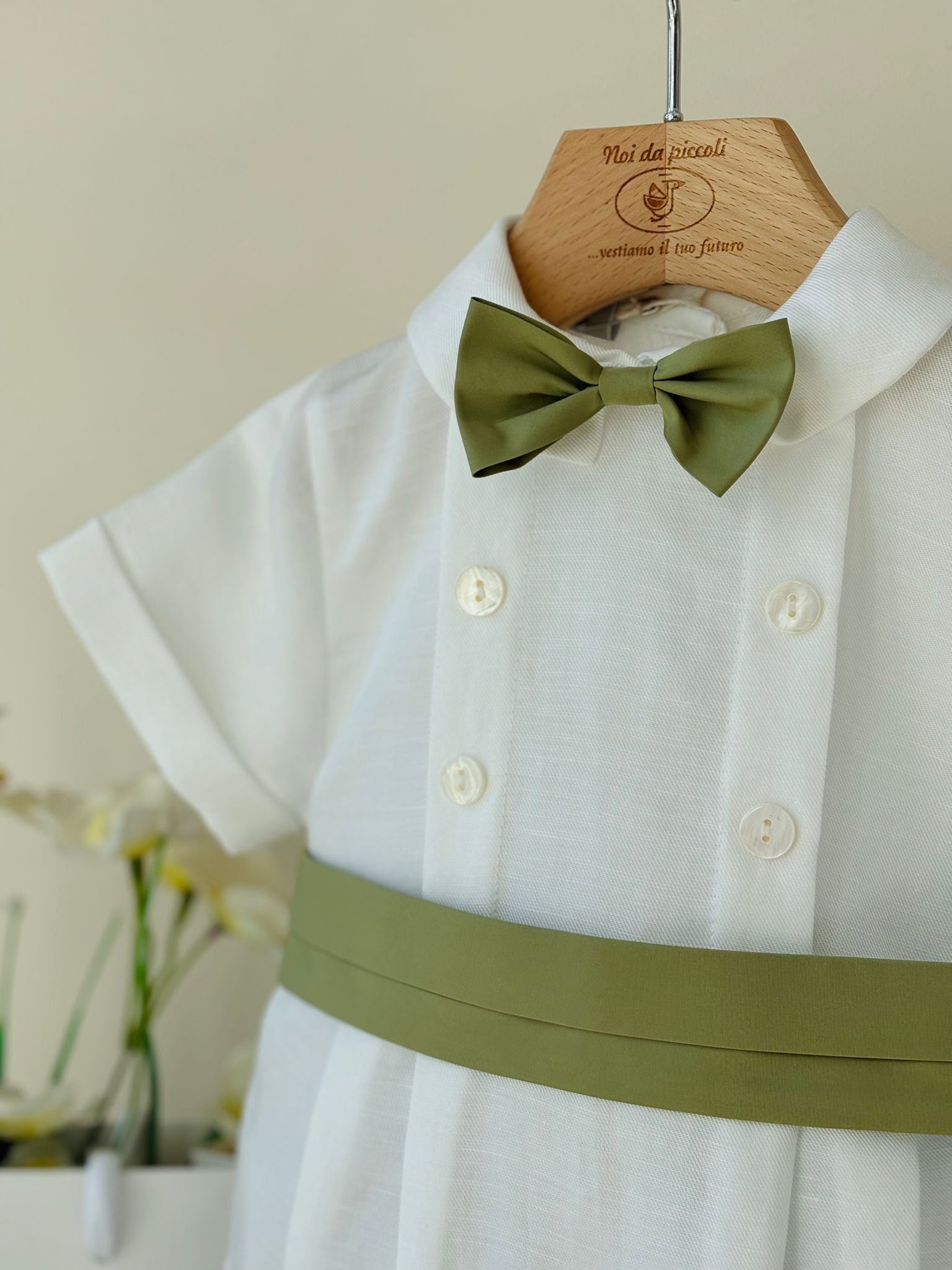 PAGLIACCETTO Cotone Bianco - Noi da piccoli