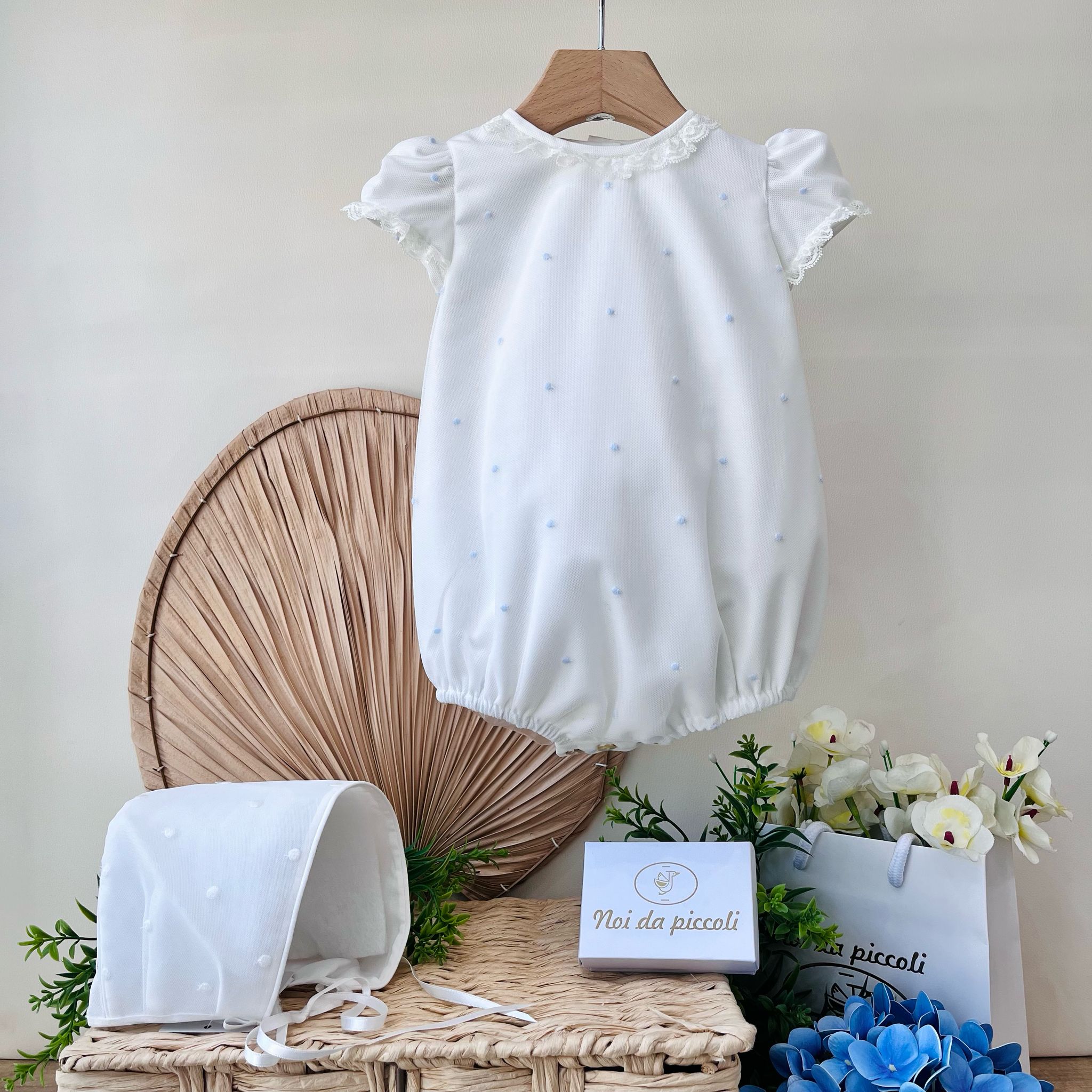 PAGLIACCETTO Cotone Bianco - Noi da piccoli