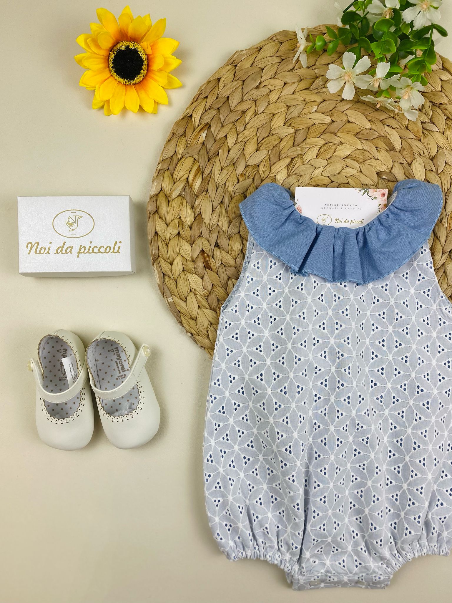 PAGLIACCETTO Cotone Bianco - Noi da piccoli