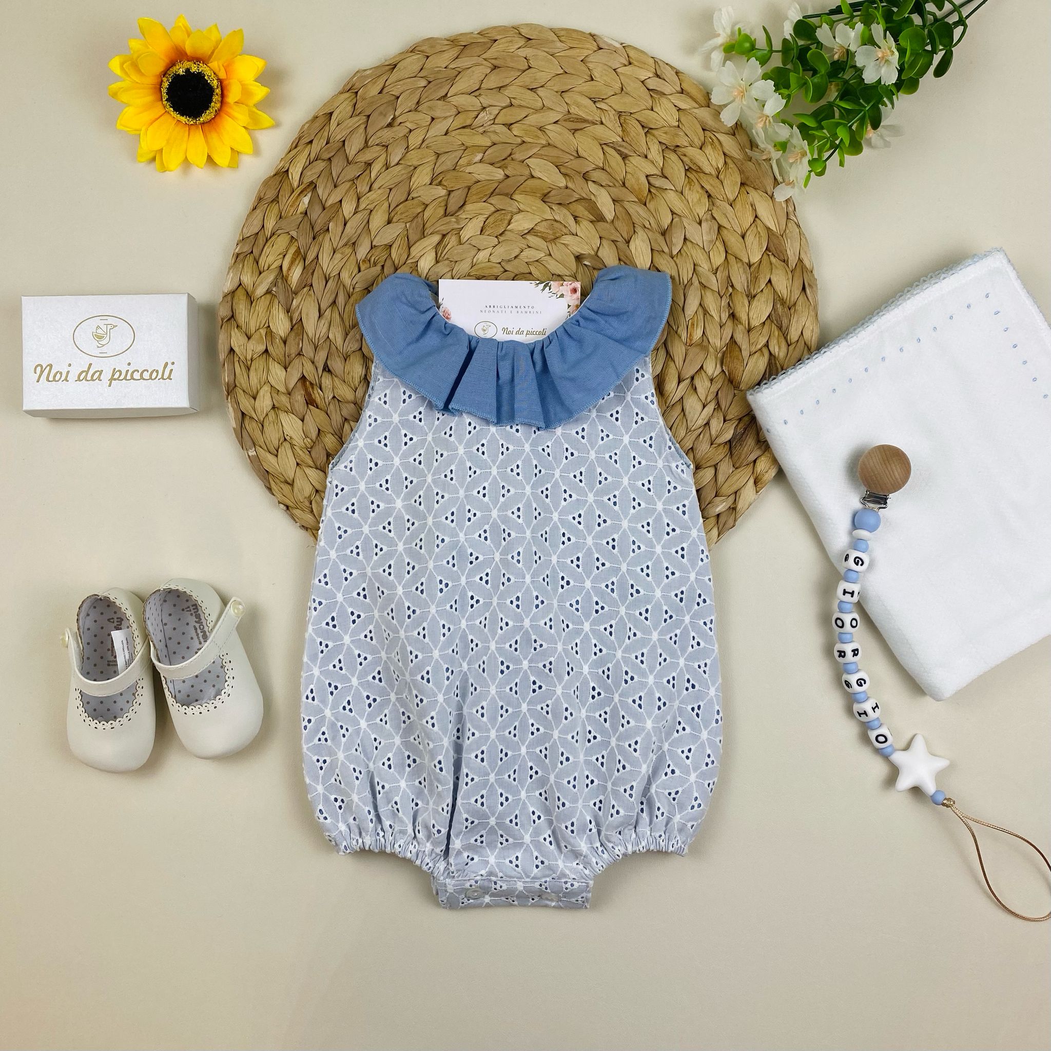 PAGLIACCETTO Cotone Bianco - Noi da piccoli