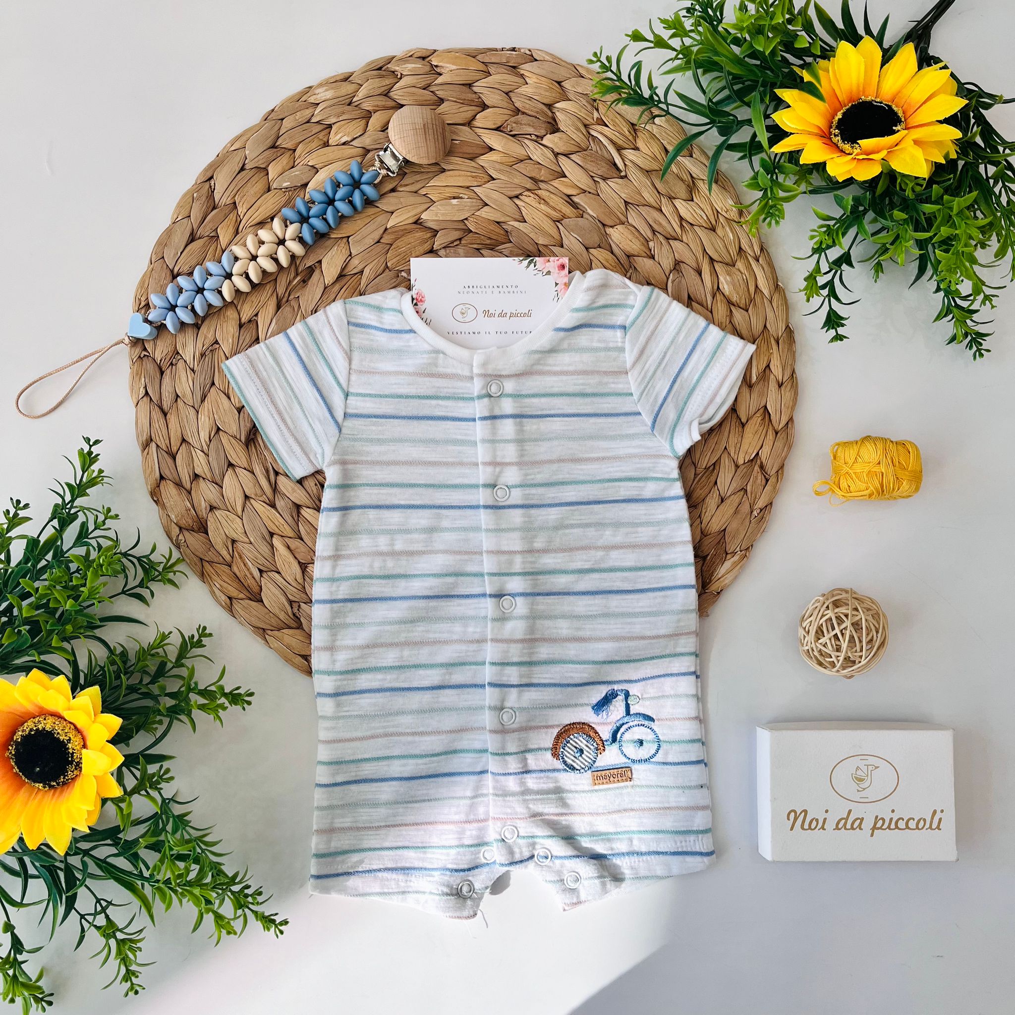 PAGLIACCETTO Cotone Bianco - Noi da piccoli