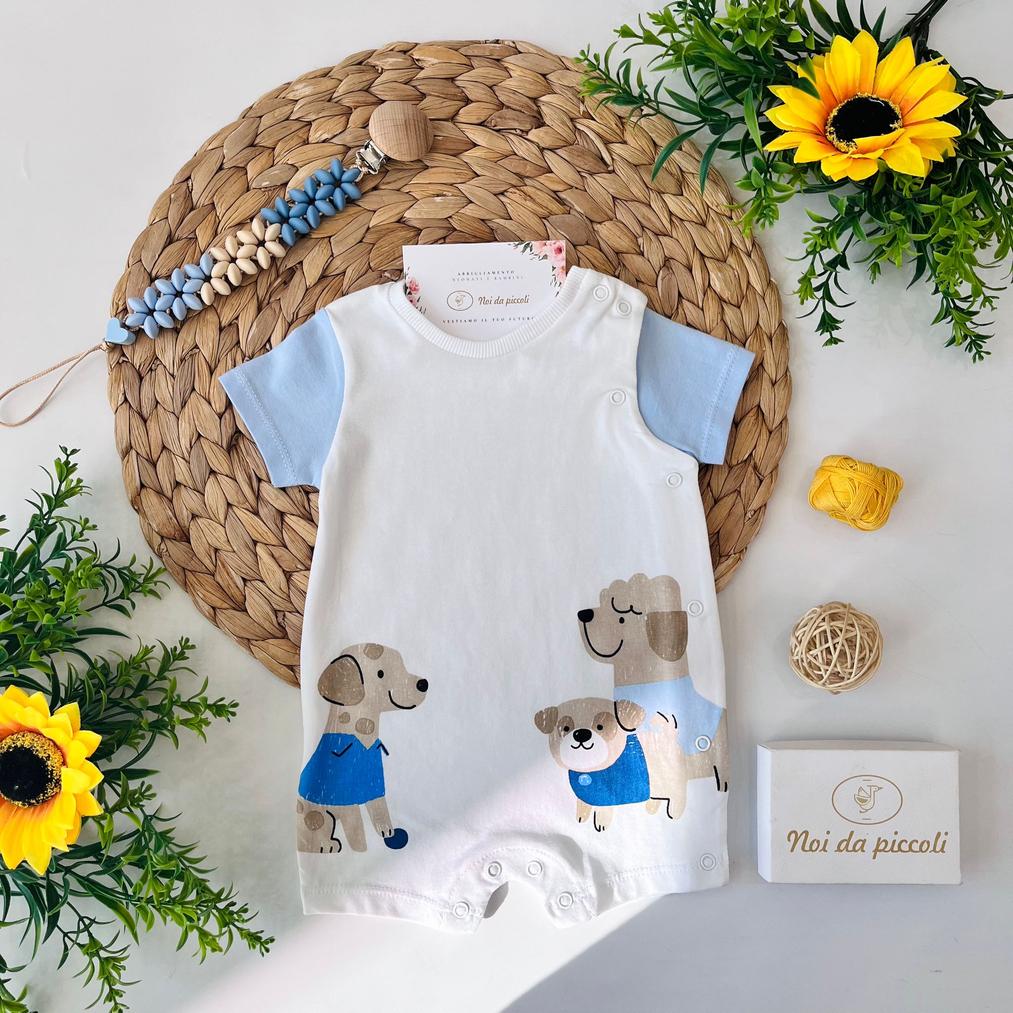 PAGLIACCETTO Cotone Bianco - Noi da piccoli