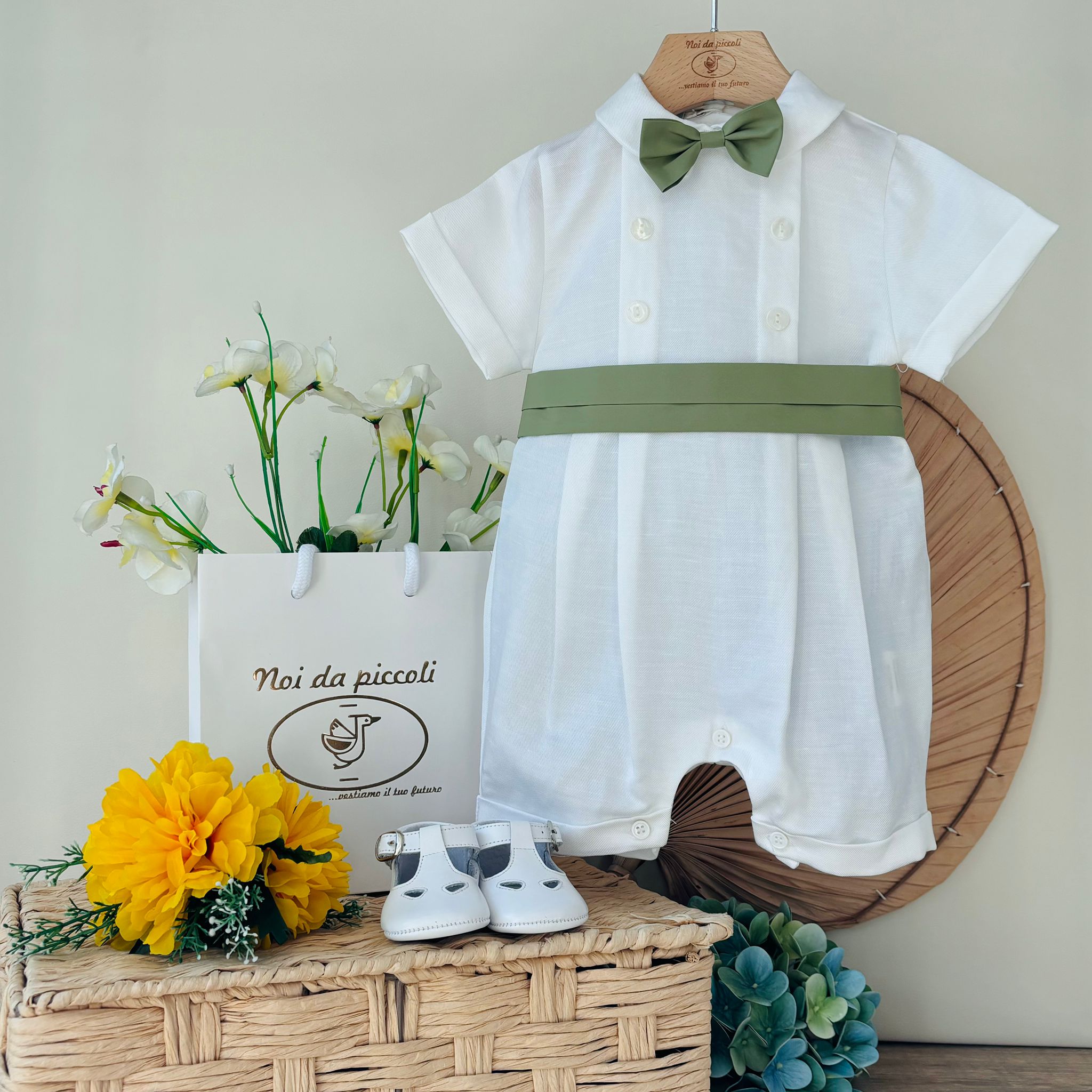 PAGLIACCETTO Cotone Bianco - Noi da piccoli