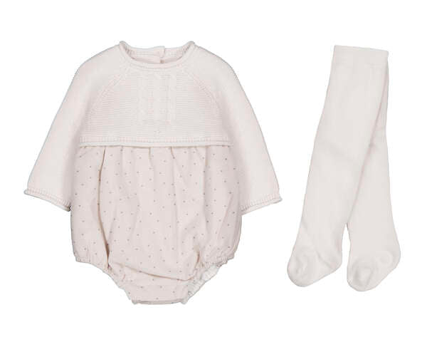 PAGLIACCETTO COTONE CALDO BEIGE - Noi da piccoli