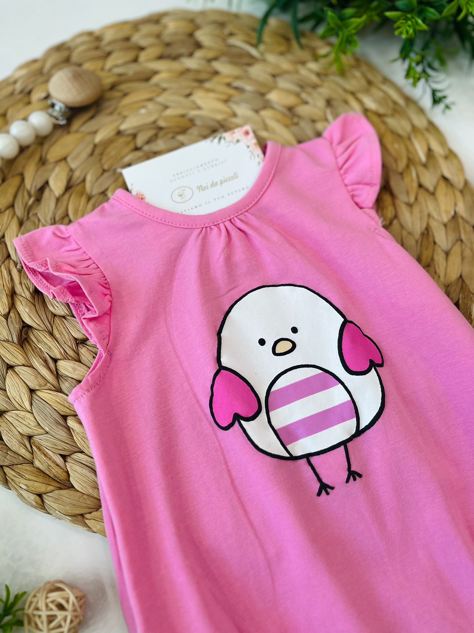 PAGLIACCETTO Cotone Rosa - Noi da piccoli