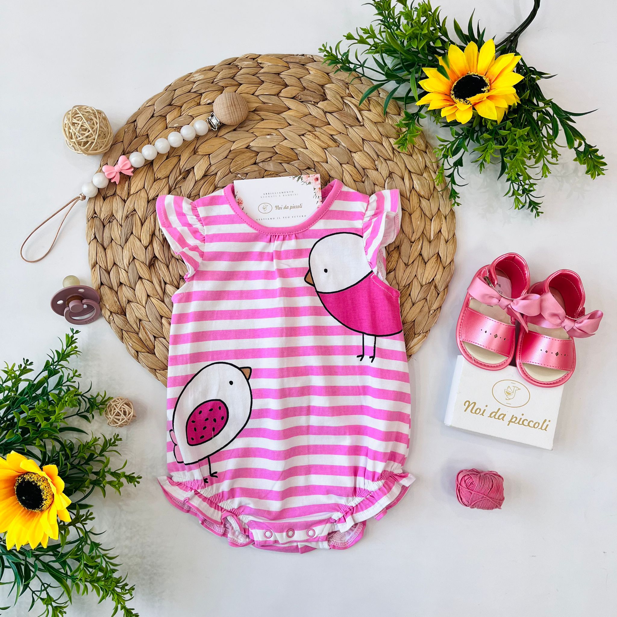 PAGLIACCETTO Cotone Rosa - Noi da piccoli