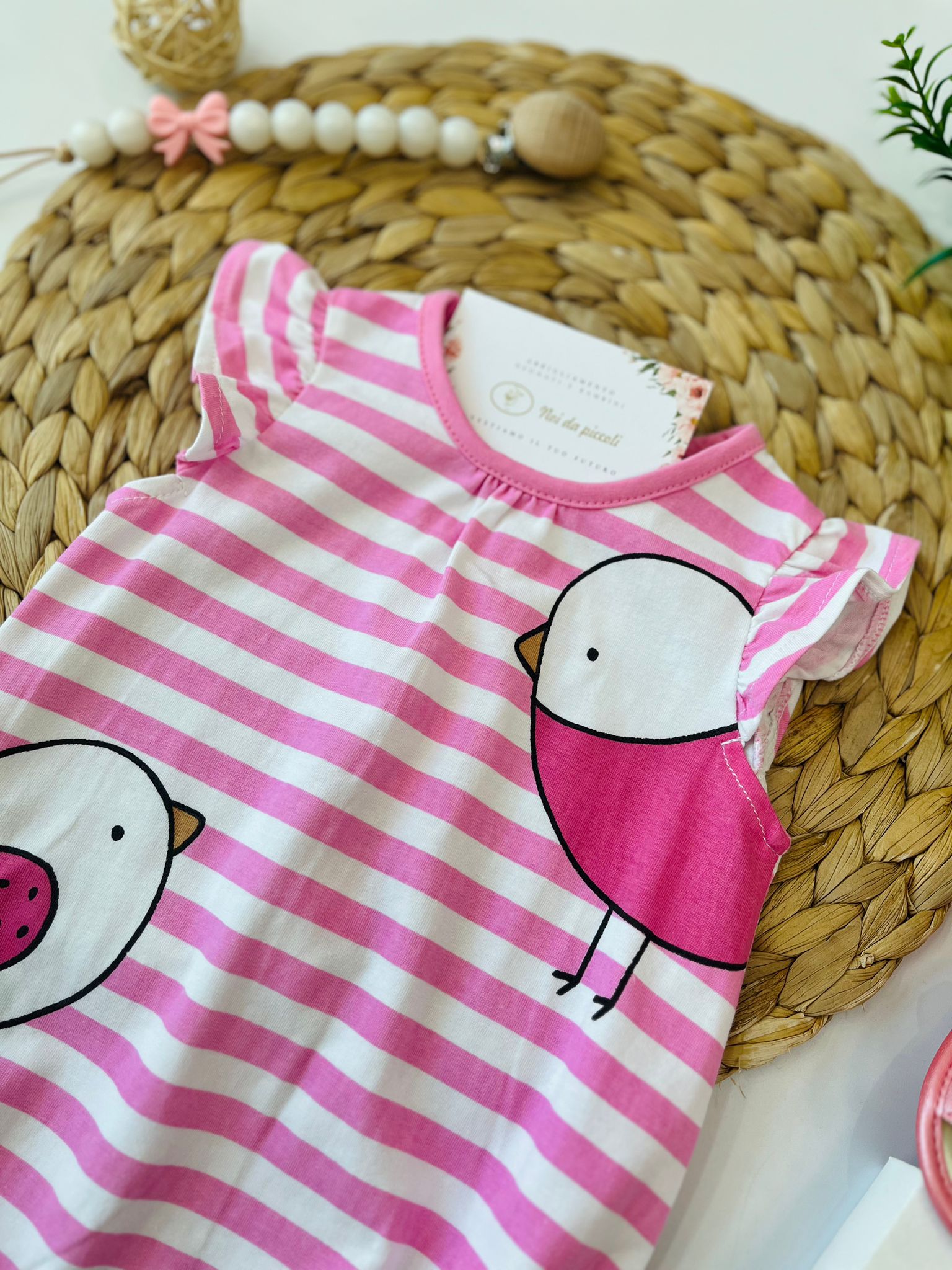 PAGLIACCETTO Cotone Rosa - Noi da piccoli