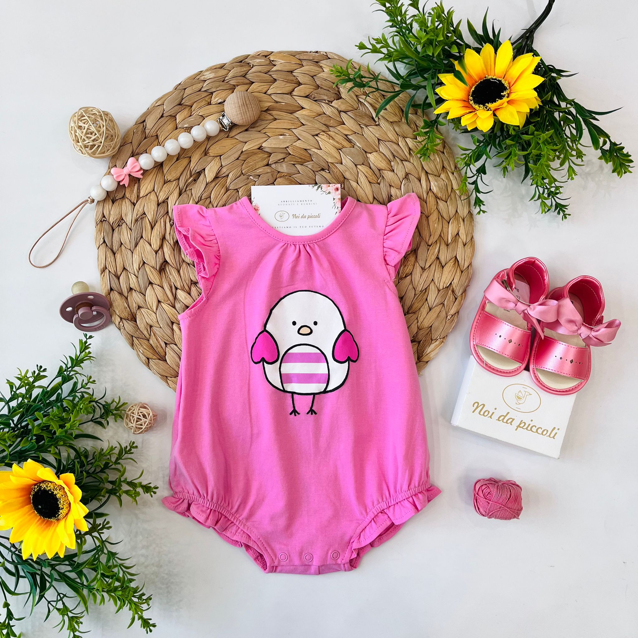 PAGLIACCETTO Cotone Rosa - Noi da piccoli