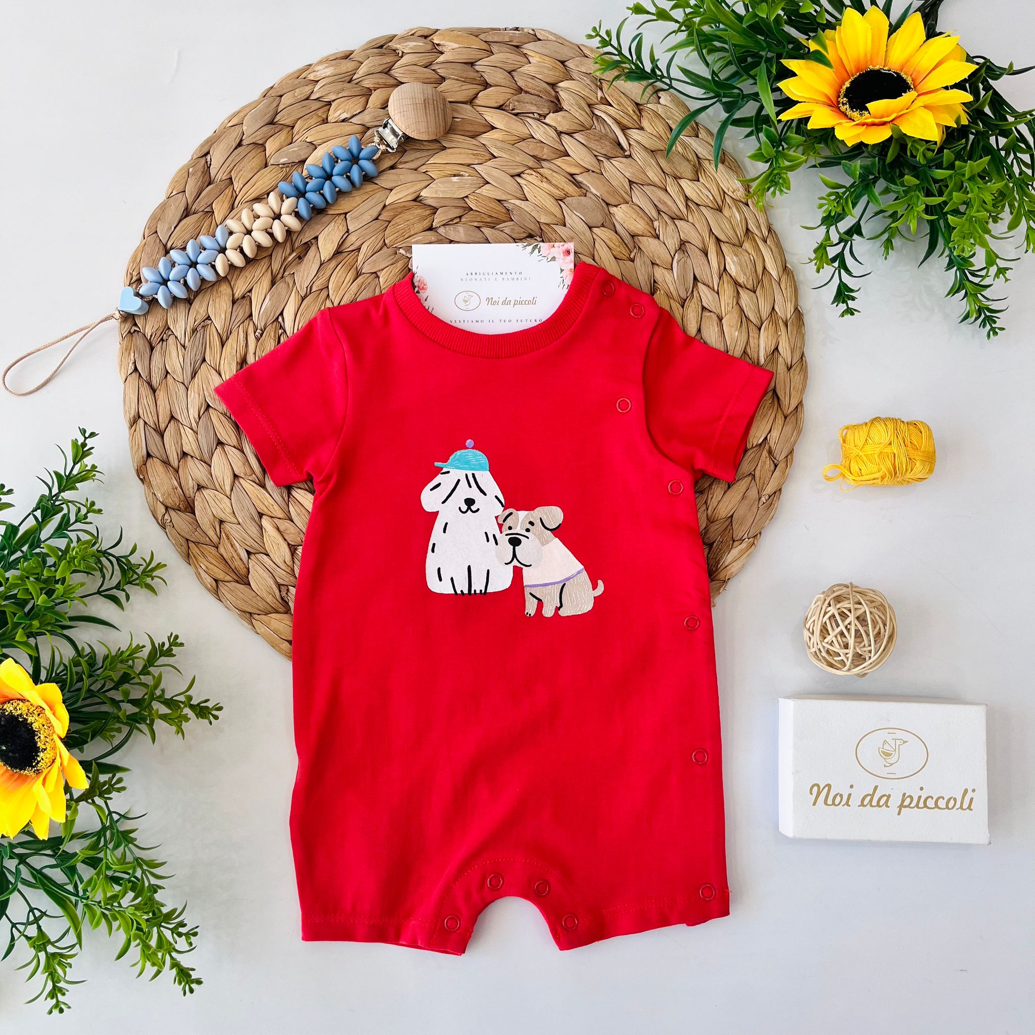 PAGLIACCETTO Cotone Rosso - Noi da piccoli