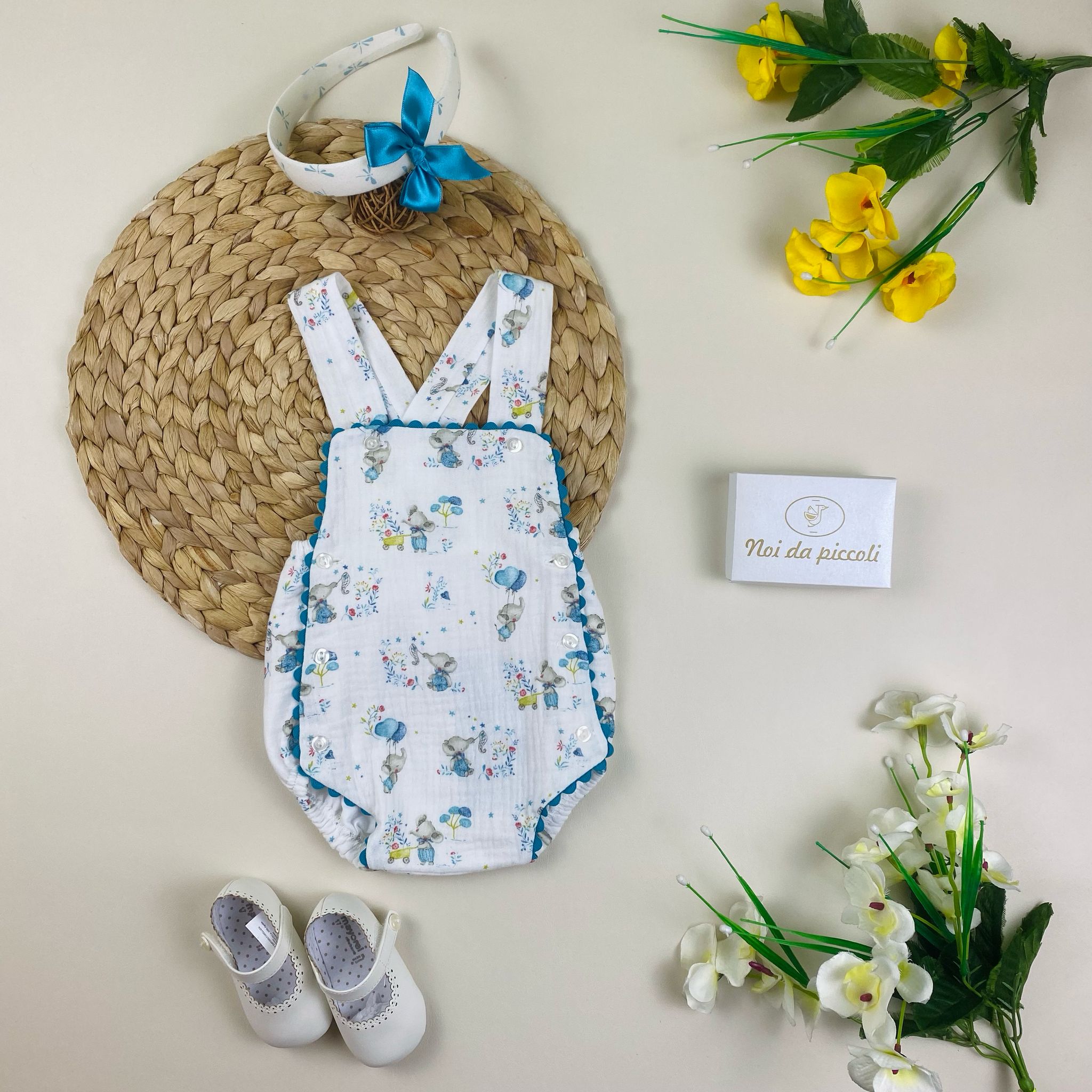 PAGLIACCETTO Cotone Turchese - Noi da piccoli