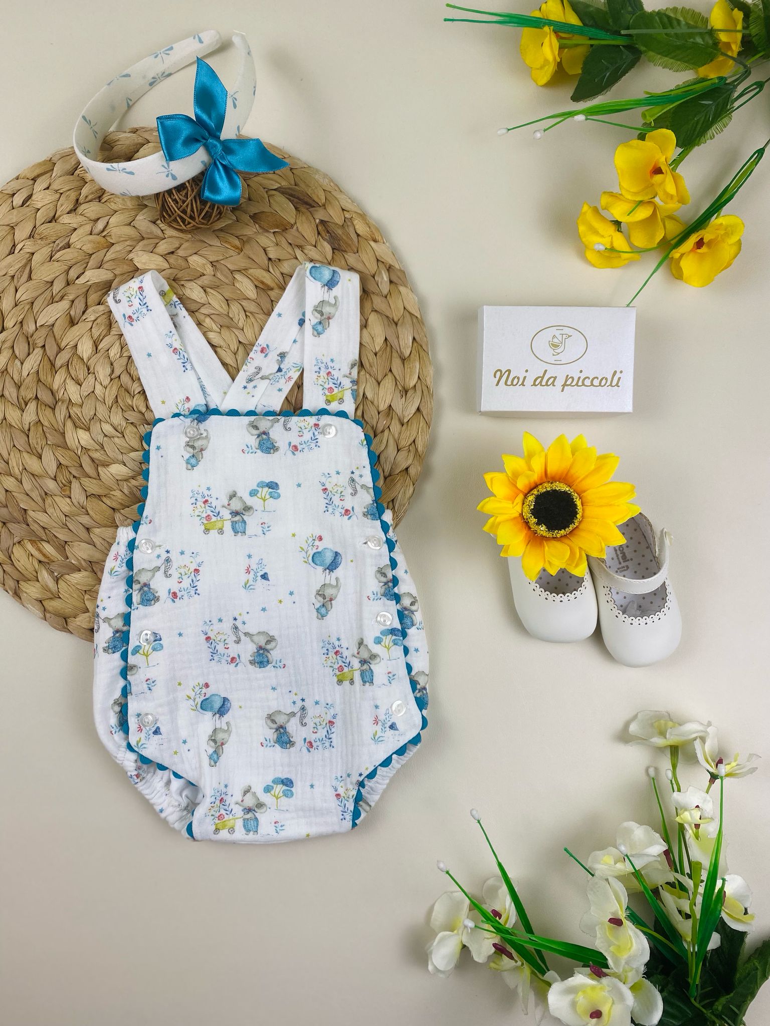 PAGLIACCETTO Cotone Turchese - Noi da piccoli