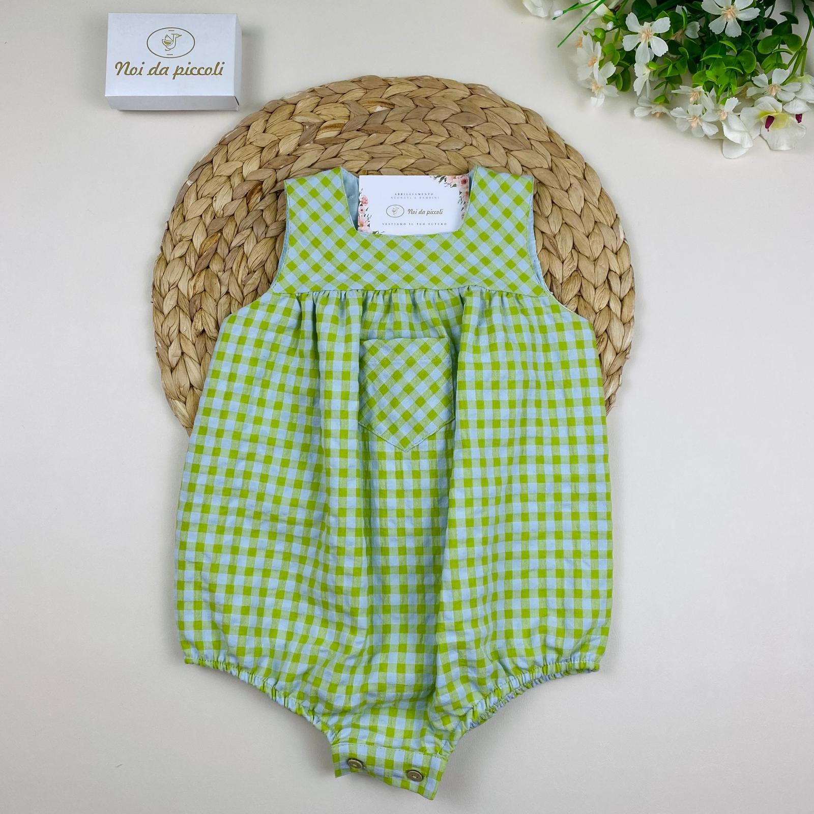 PAGLIACCETTO Cotone Verde - Noi da piccoli