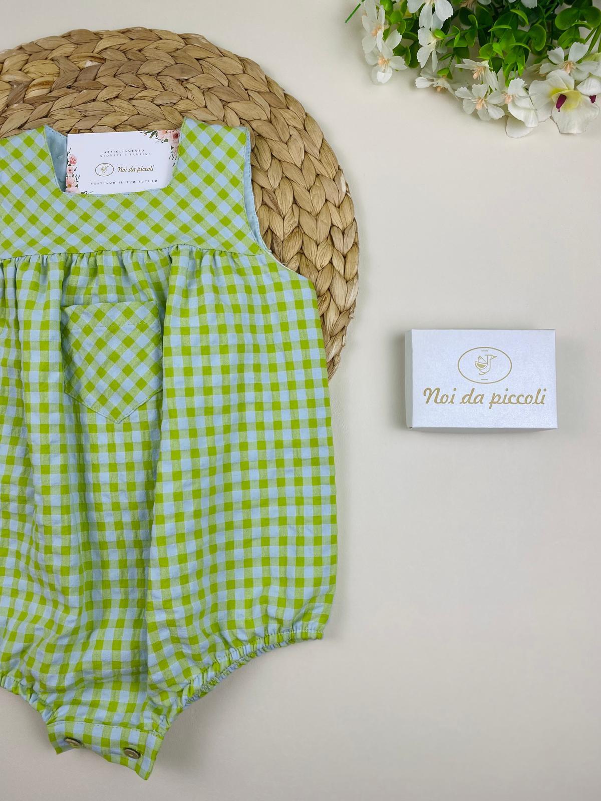 PAGLIACCETTO Cotone Verde - Noi da piccoli