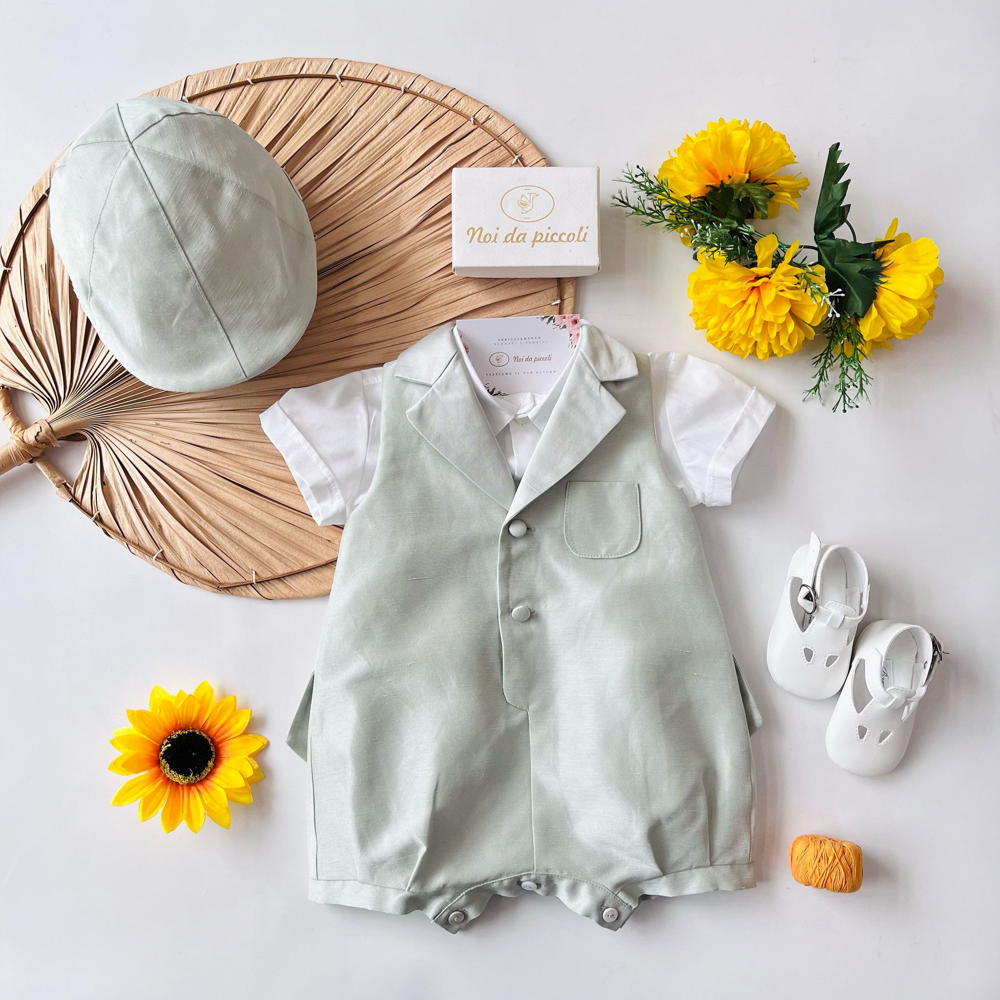 PAGLIACCETTO ELEGANTE VERDE CHIARISSIMO - Noi da piccoli