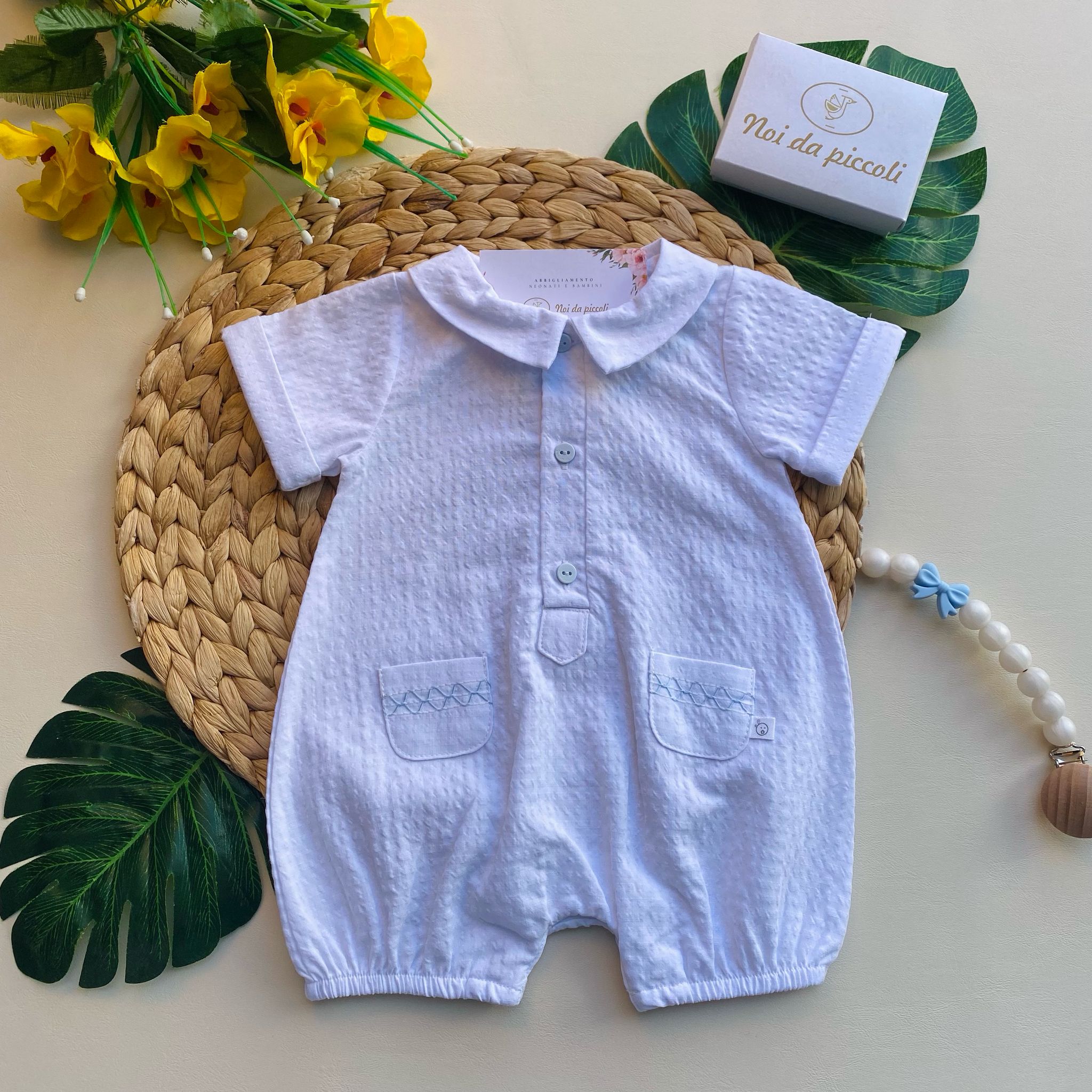 PAGLIACCETTO IN COLORAZIONE BIANCO - Noi da piccoli