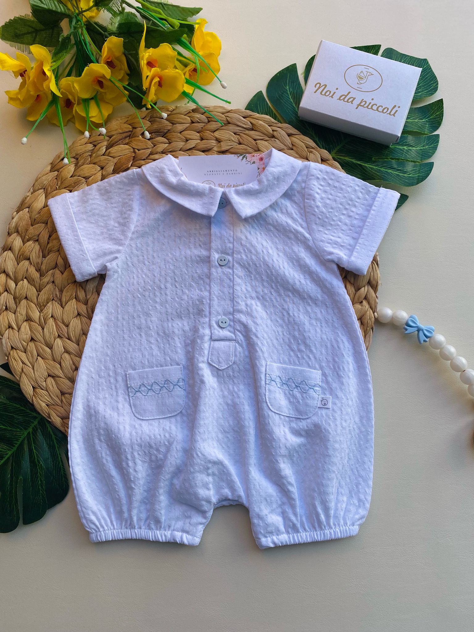 PAGLIACCETTO IN COLORAZIONE BIANCO - Noi da piccoli