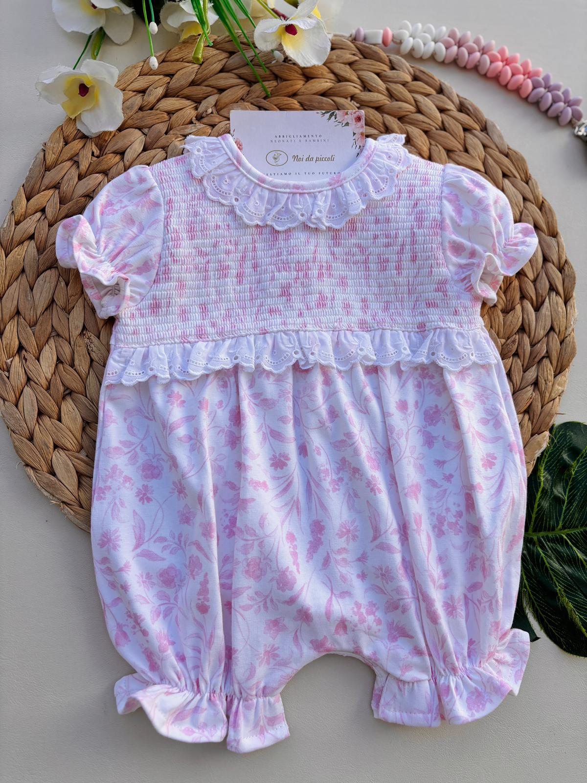 PAGLIACCETTO IN COTONE ROSA - Noi da piccoli