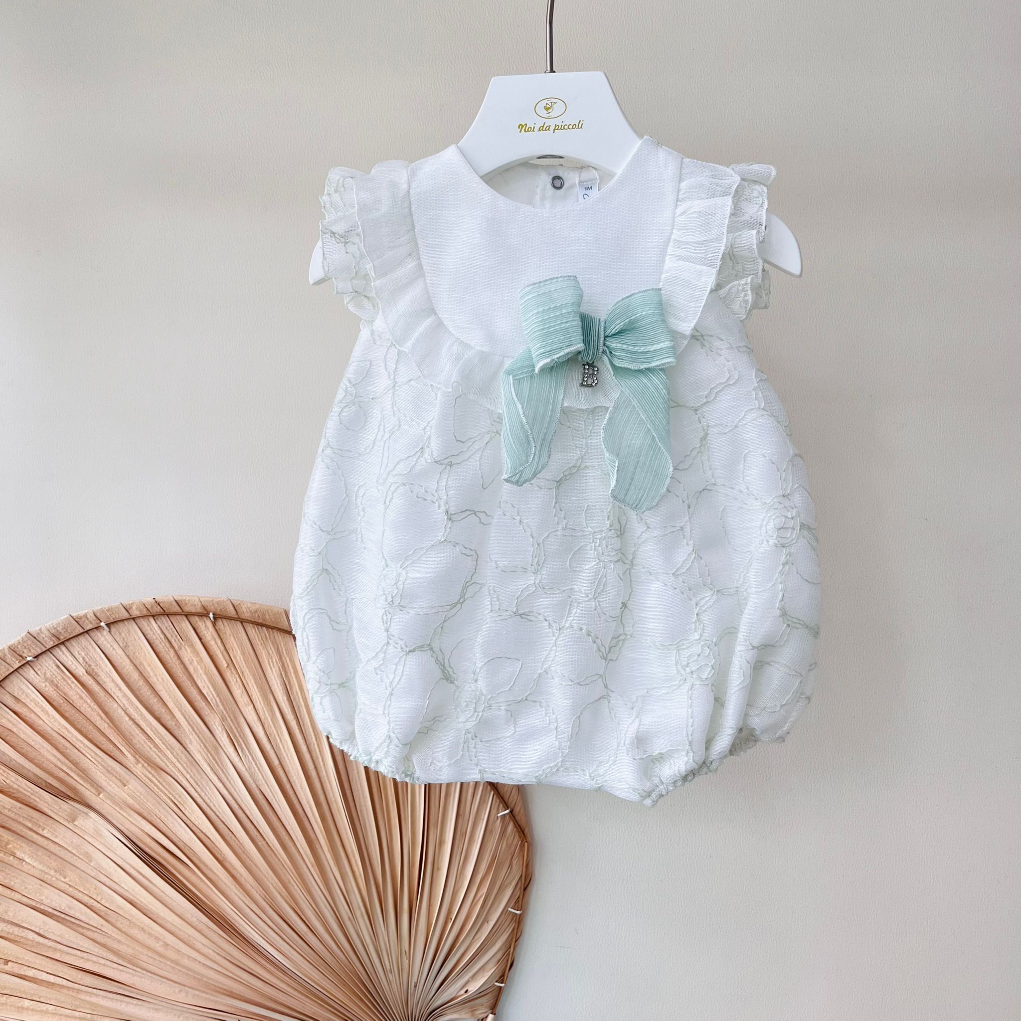 PAGLIACCETTO IN COTONE VERDE - Noi da piccoli