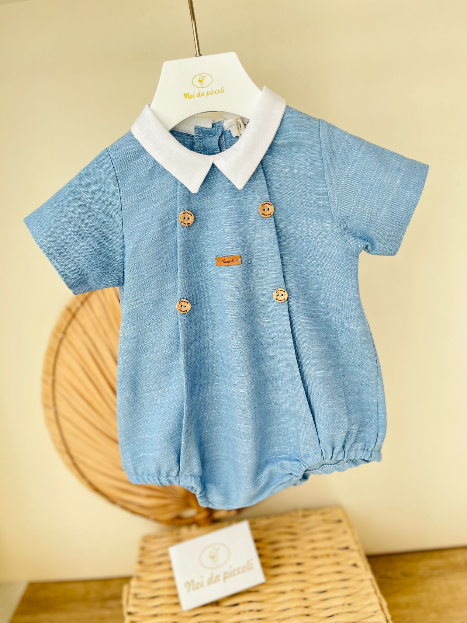 PAGLIACCETTO LINO E COTONE AVION - Noi da piccoli