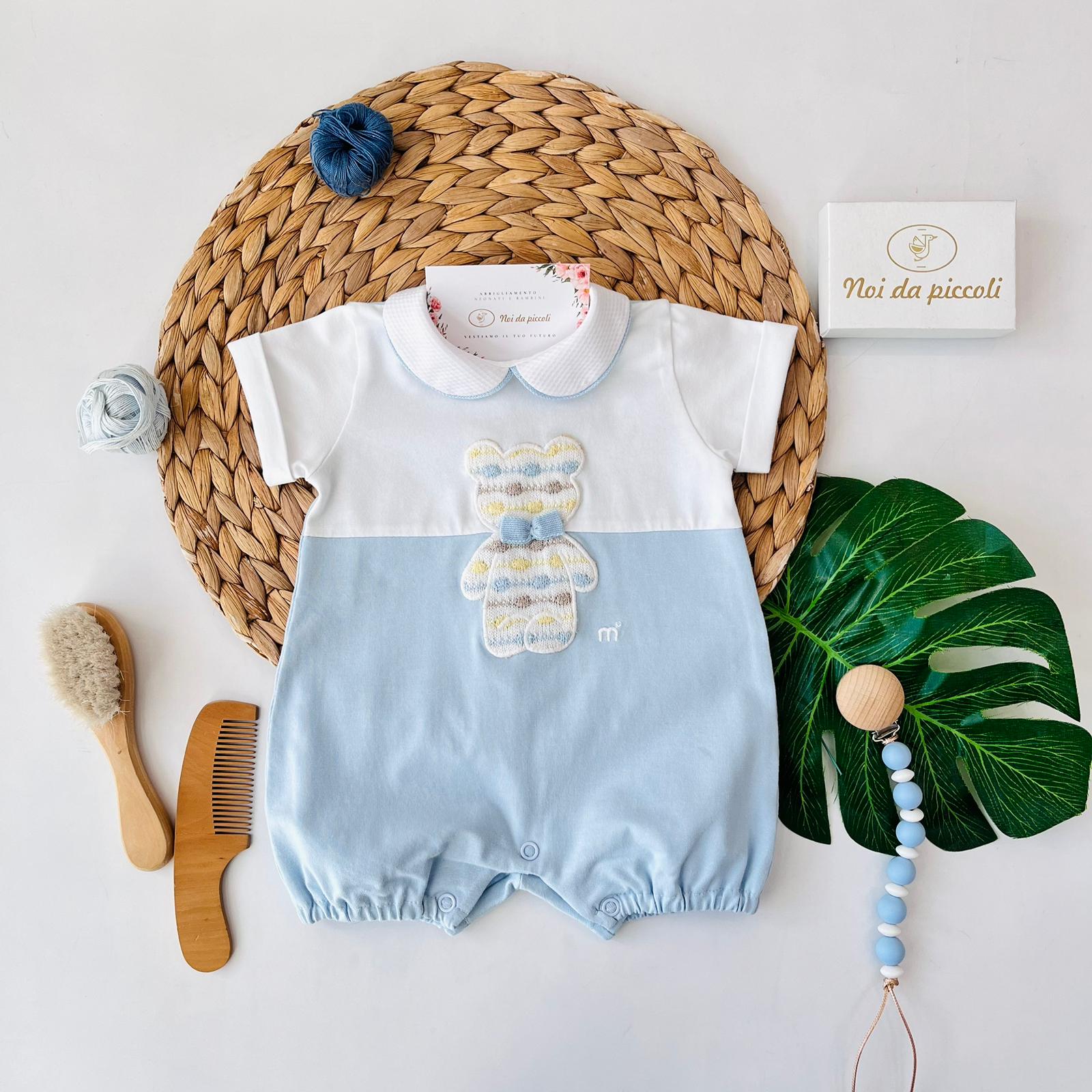 PAGLIACCETTO ORSETTO COTONE YELSY POLVERE MULTICOLOR - Noi da piccoli