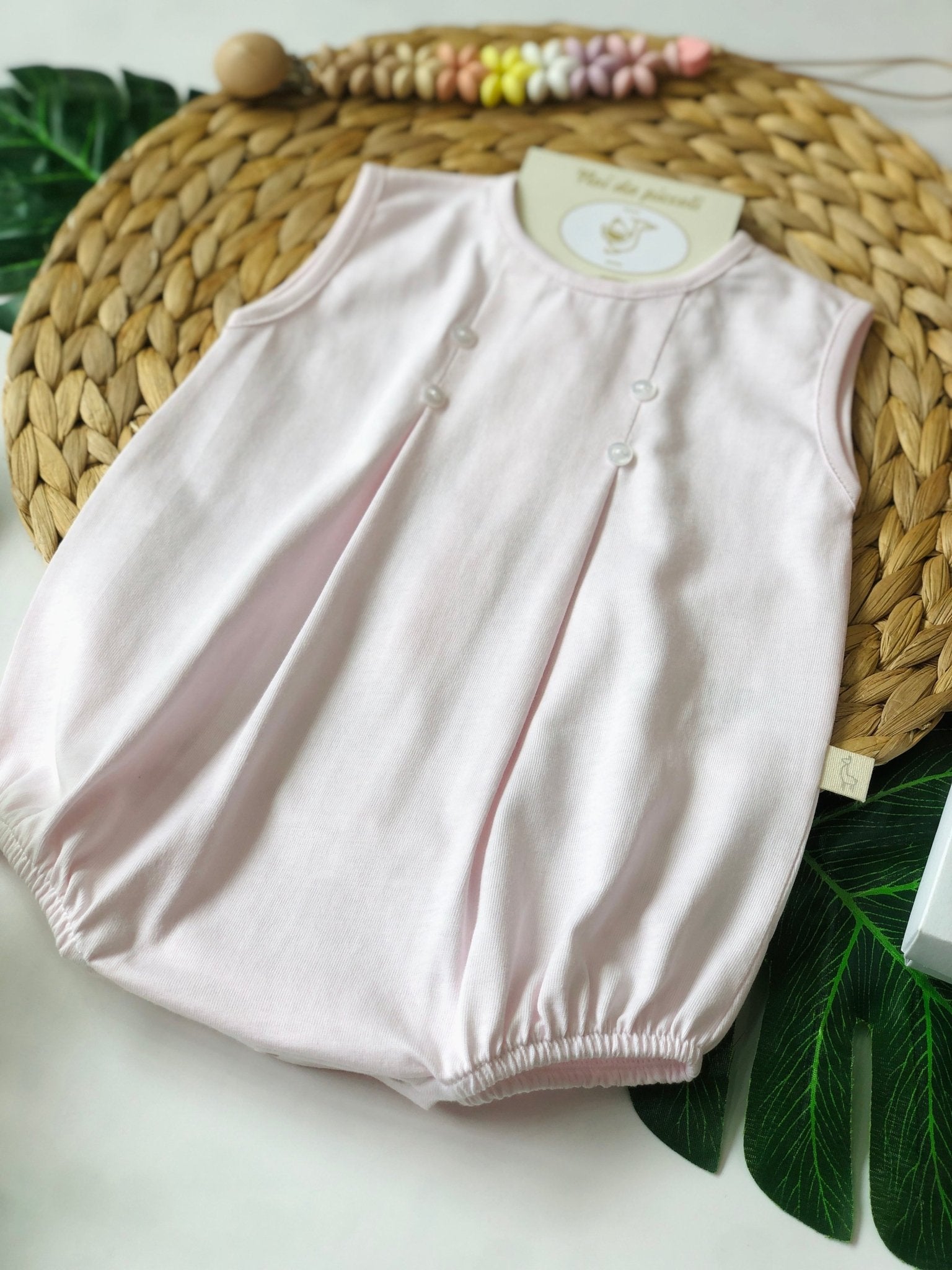 PAGLIACCETTO ROSA FOUR BUTTON - Noi da piccoli