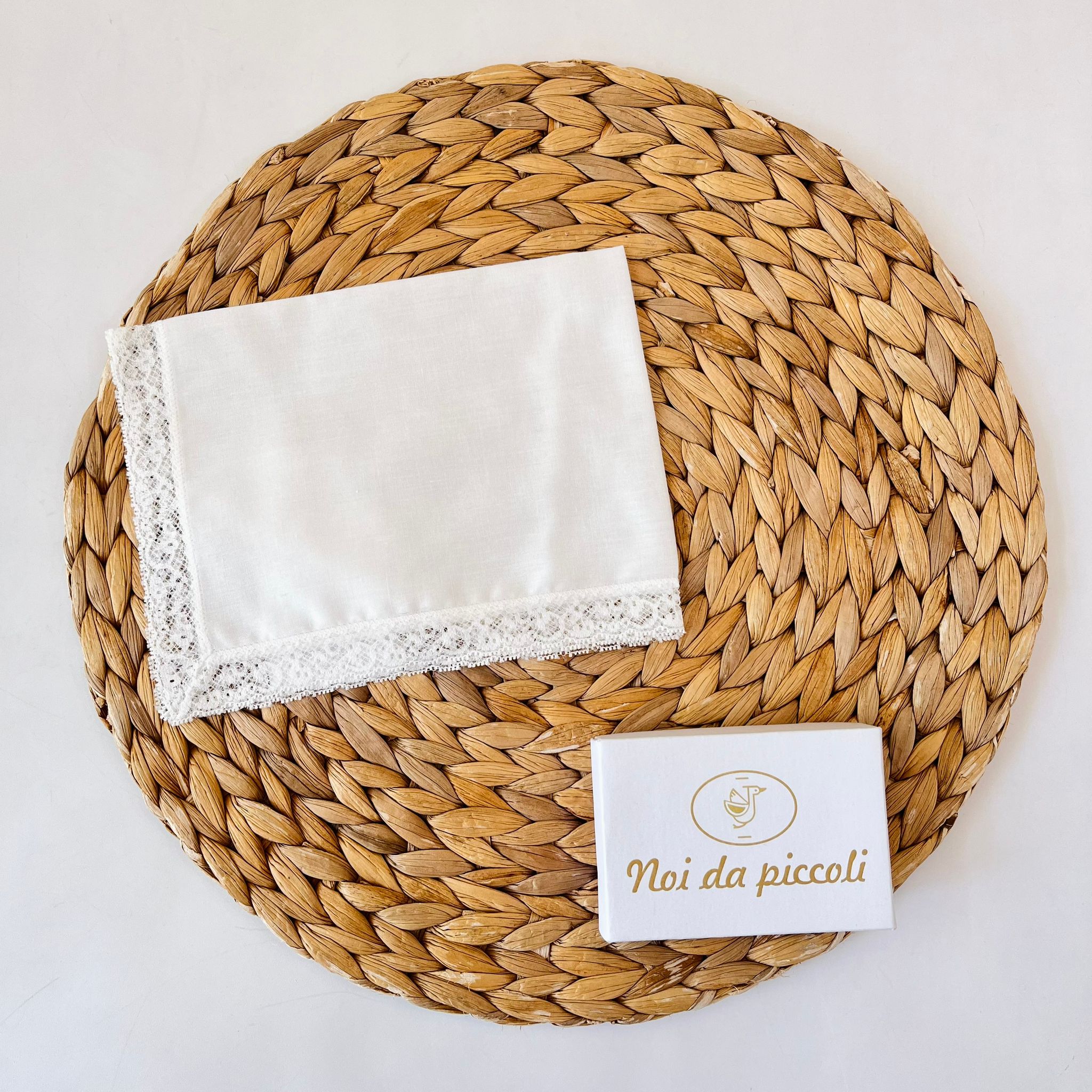 PANNETTO BATTESIMALE BIANCO - Noi da piccoli