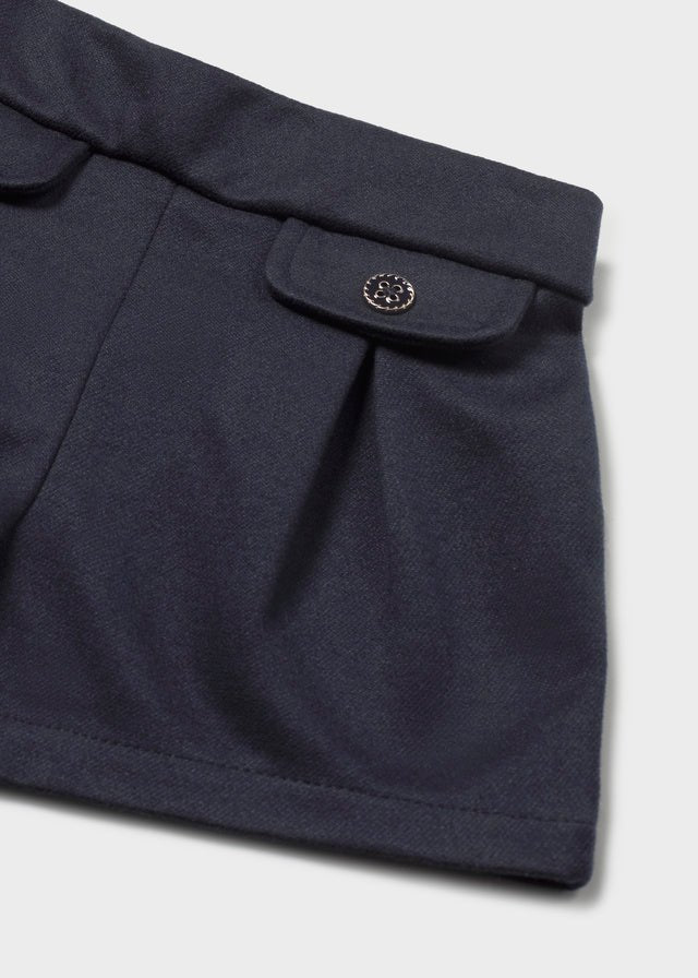 PANTALONCINO BLU IN COTONE CALDO - Noi da piccoli