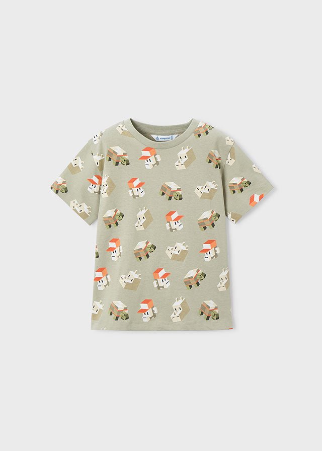 PANTALONCINO CON DUE T - SHIRT IN COTONE BAMBU - Noi da piccoli