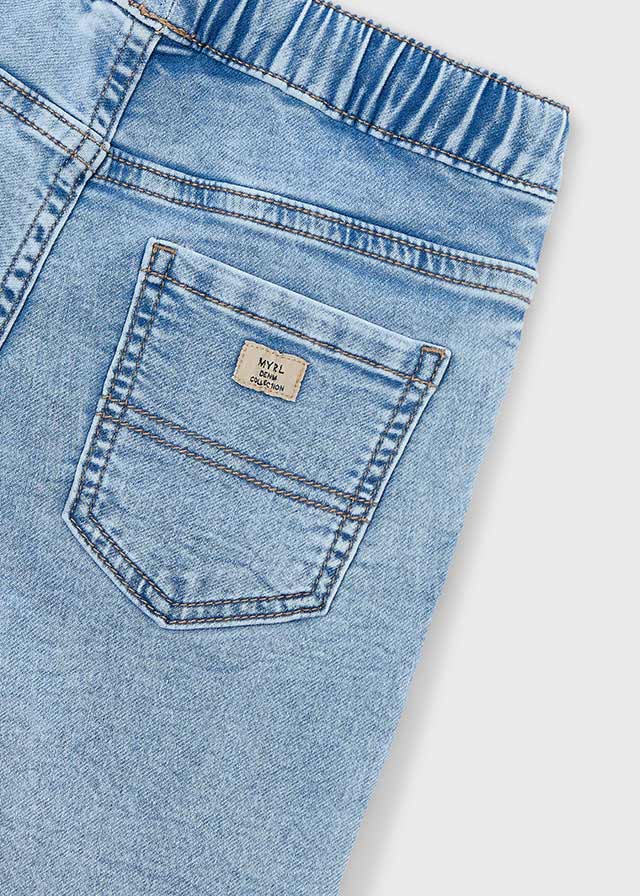 PANTALONCINO IN COTONE JEANS - Noi da piccoli