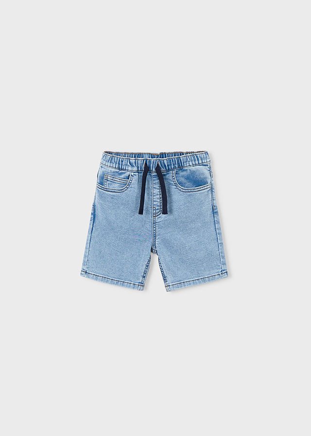 PANTALONCINO IN COTONE JEANS - Noi da piccoli