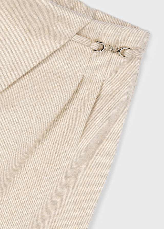 PANTALONE A ZAMPA BEIGE - Noi da piccoli