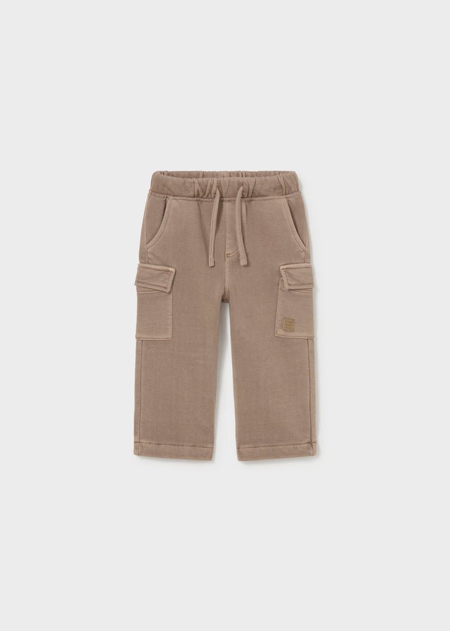 Pantalone Cargo in Cotone Caldo Mocca Mayoral