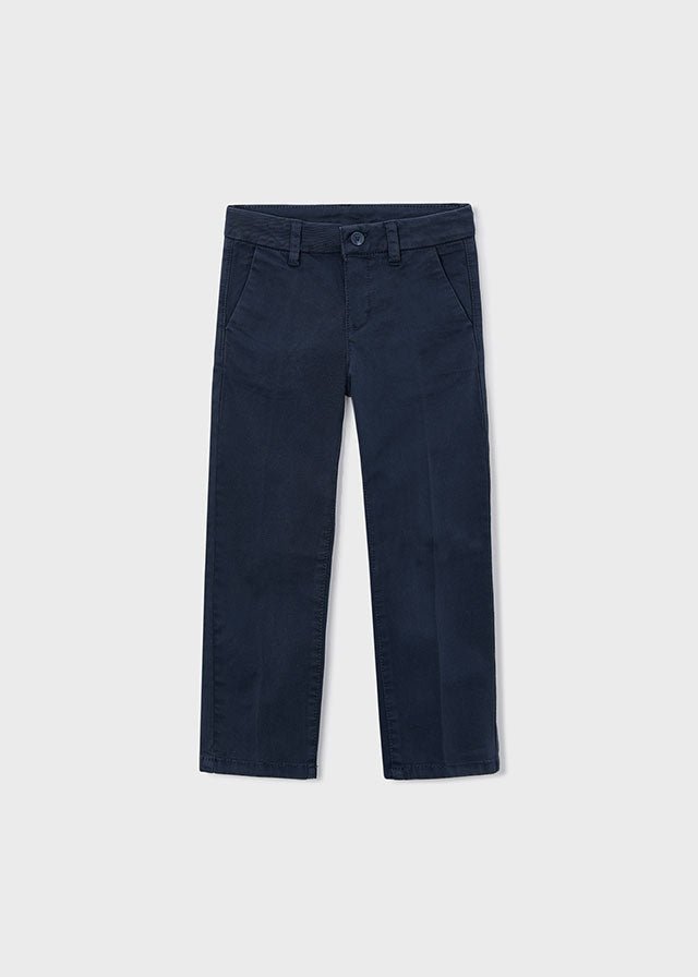 PANTALONE IN CALDO COTONE BLU NOTTE - Noi da piccoli