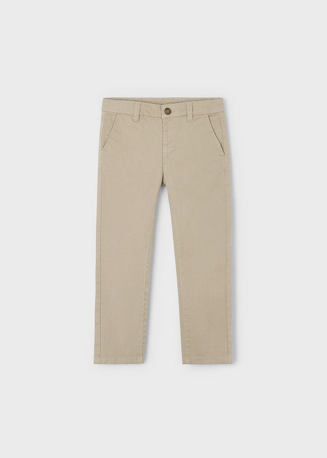 PANTALONE IN CALDO COTONE CAMMELLO - Noi da piccoli