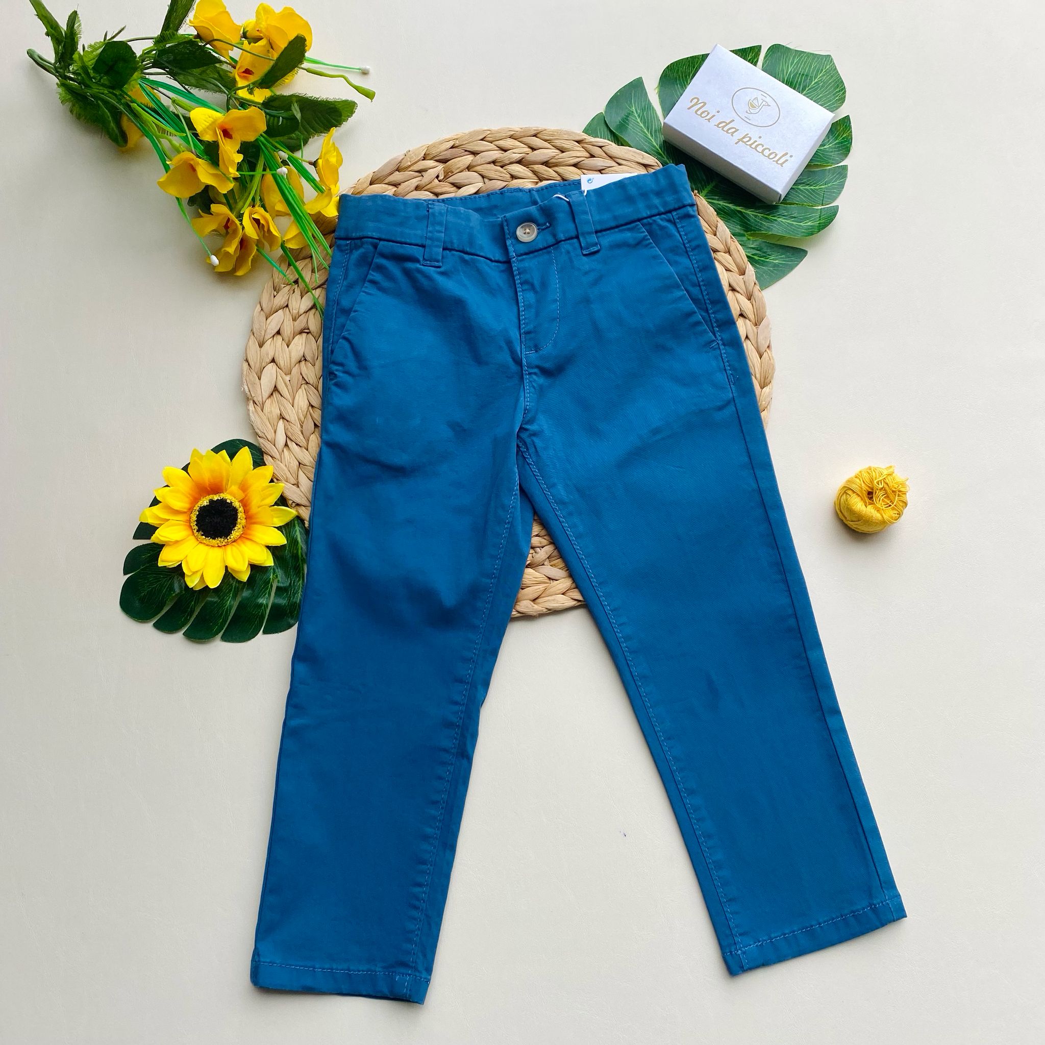 PANTALONE IN COLORAZIONE BLU - Noi da piccoli
