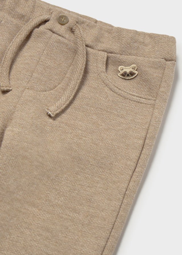 Pantalone in Cotone Caldo Beige Mayoral - dettaglio 1